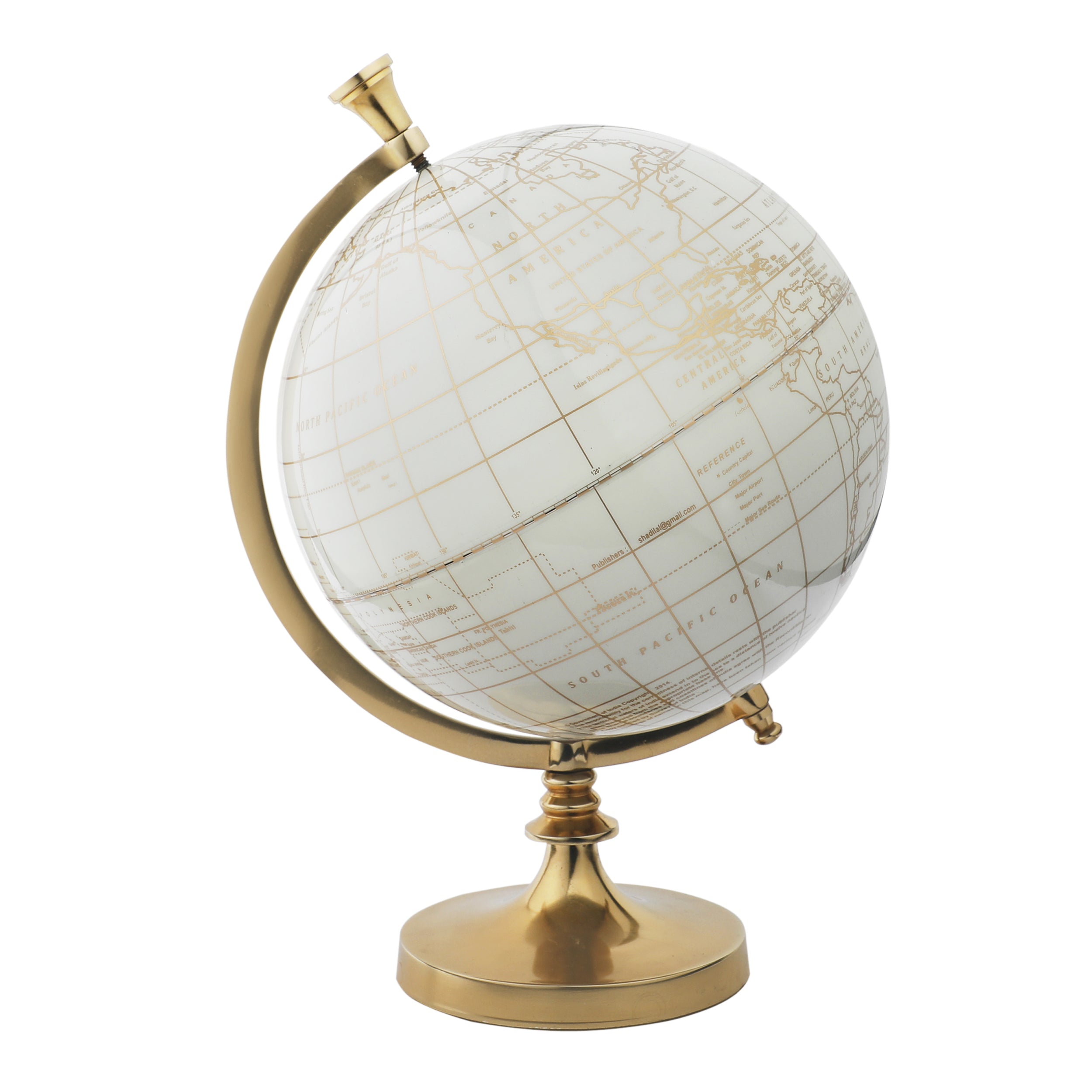 Berlin Laminated White Globe