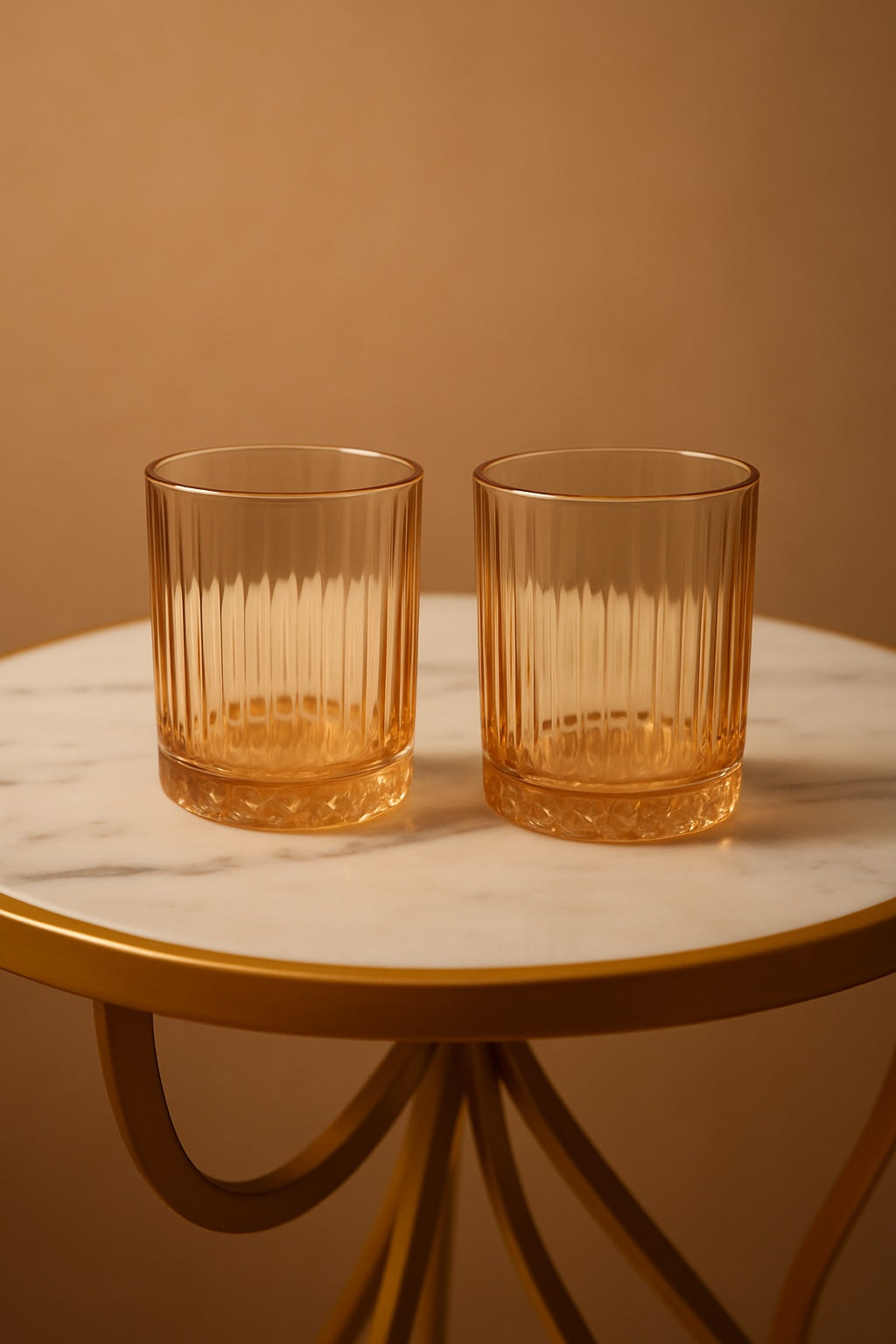Honey Gold Drinking Glass