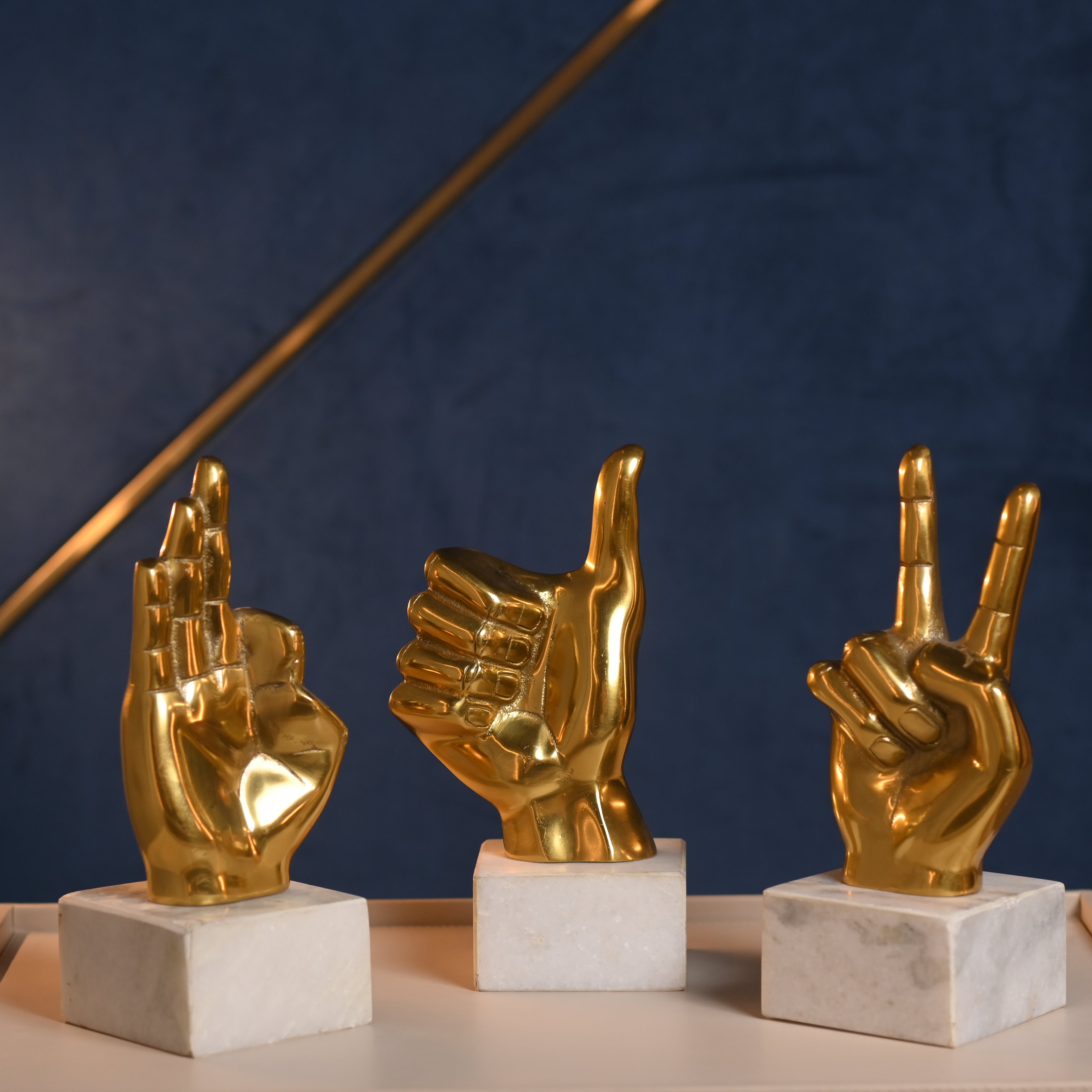 Grace Hand Gestures Accent Set of 3