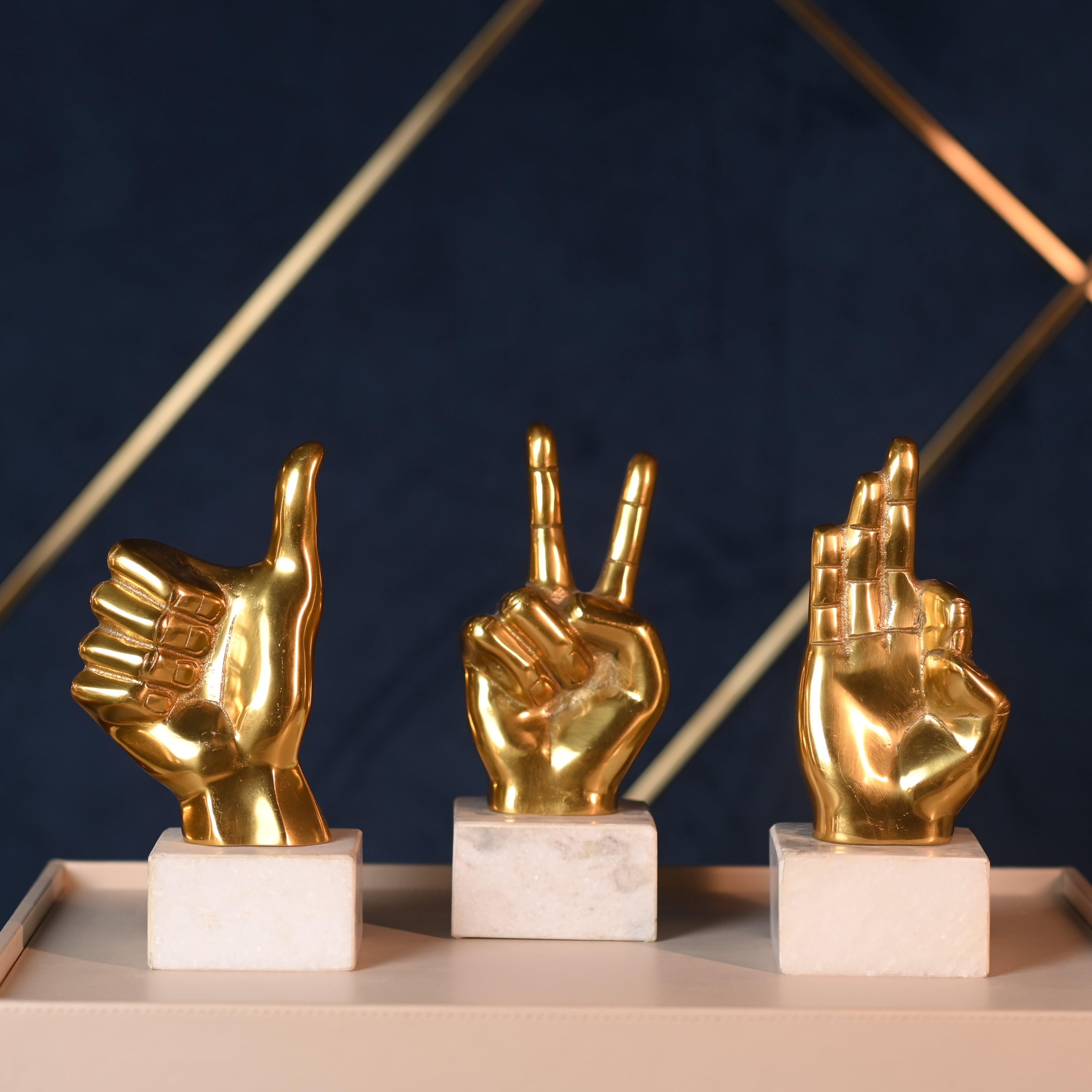 Grace Hand Gestures Accent Set of 3