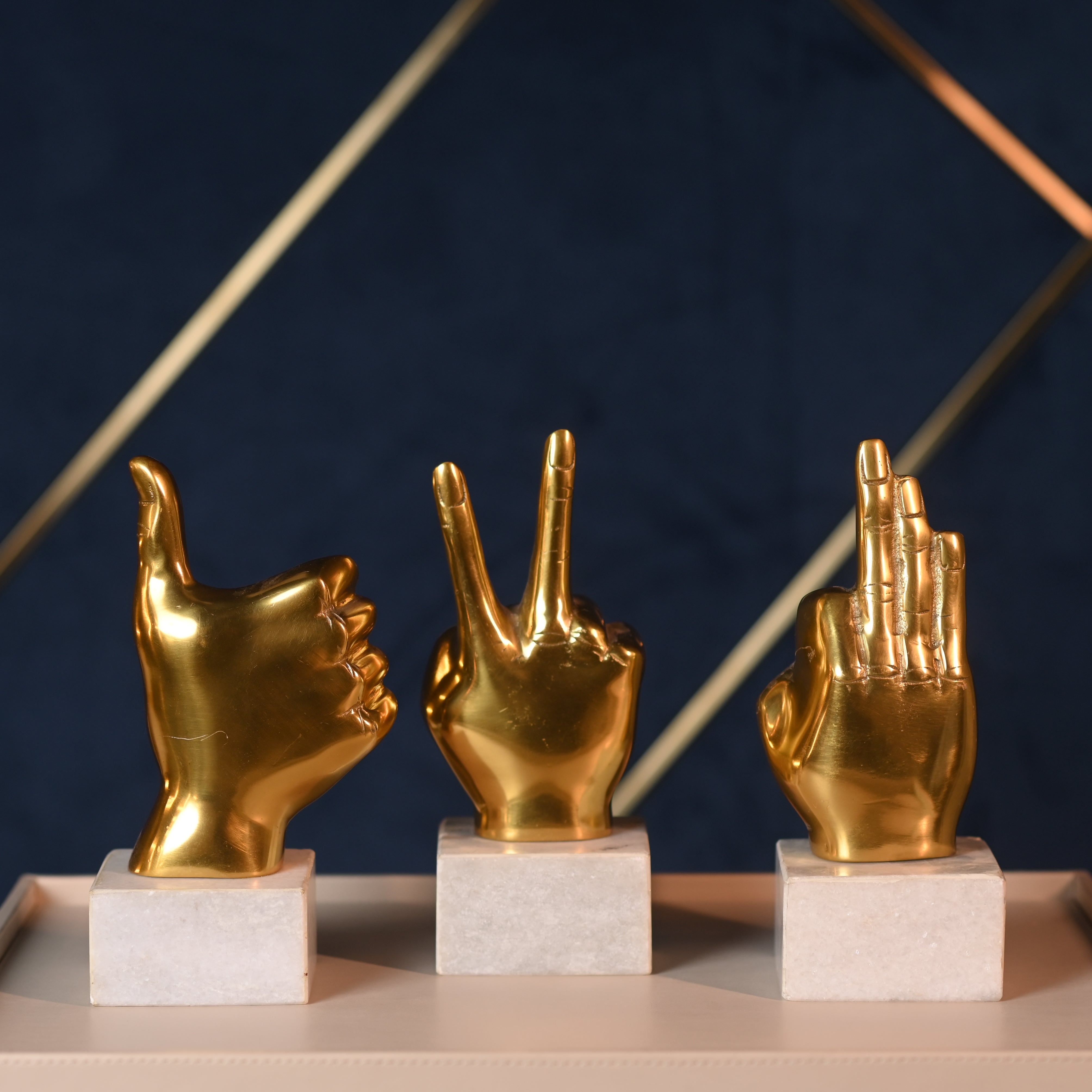 Grace Hand Gestures Accent Set of 3