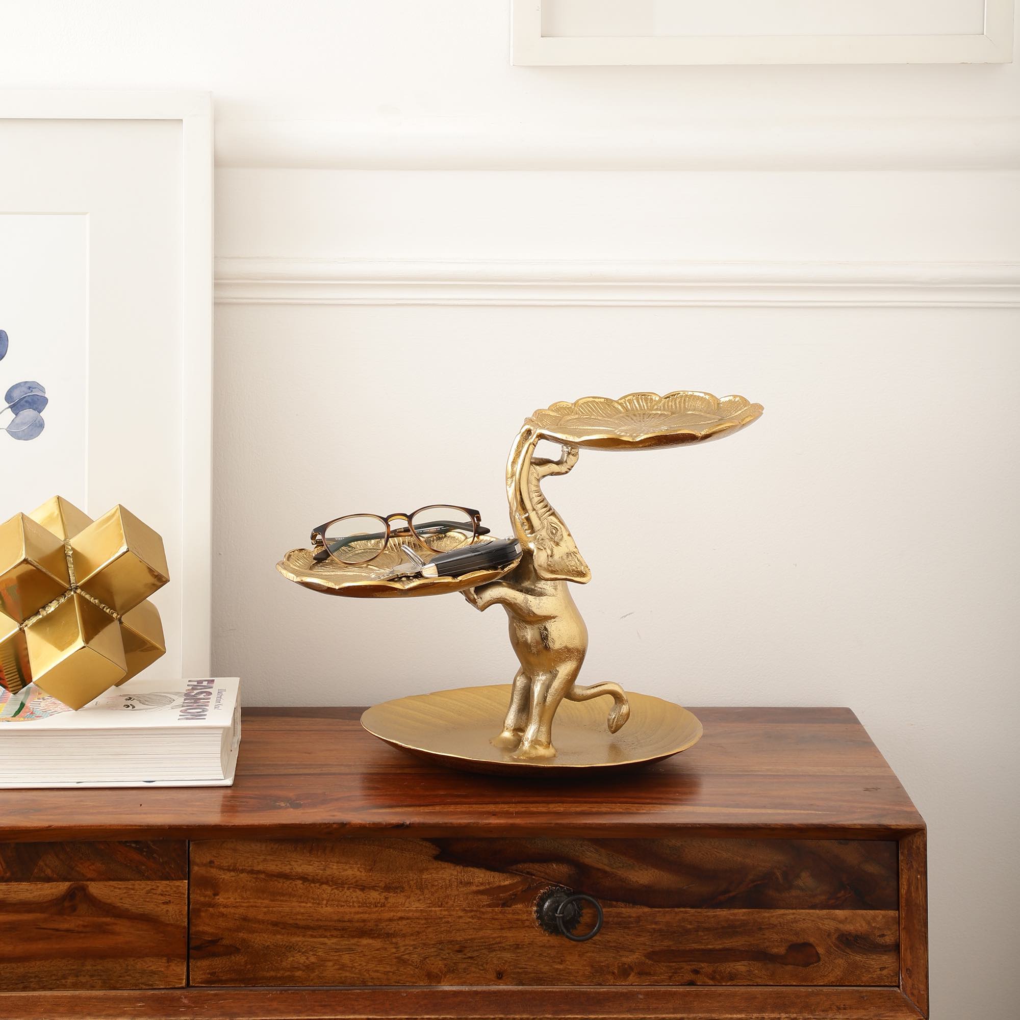 Regal Elephant Two Tier Accent Tray