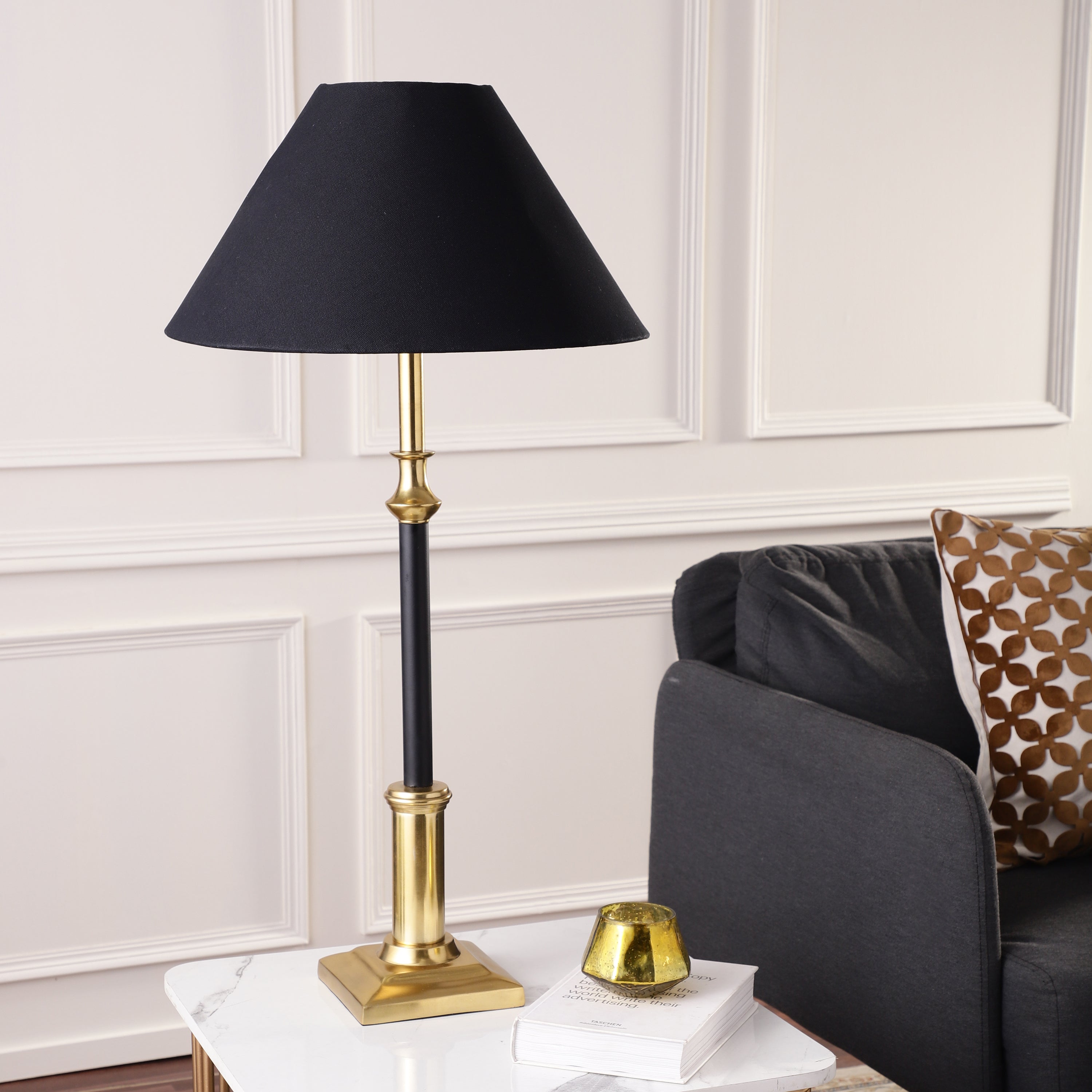 Golden Noir Table Lamp