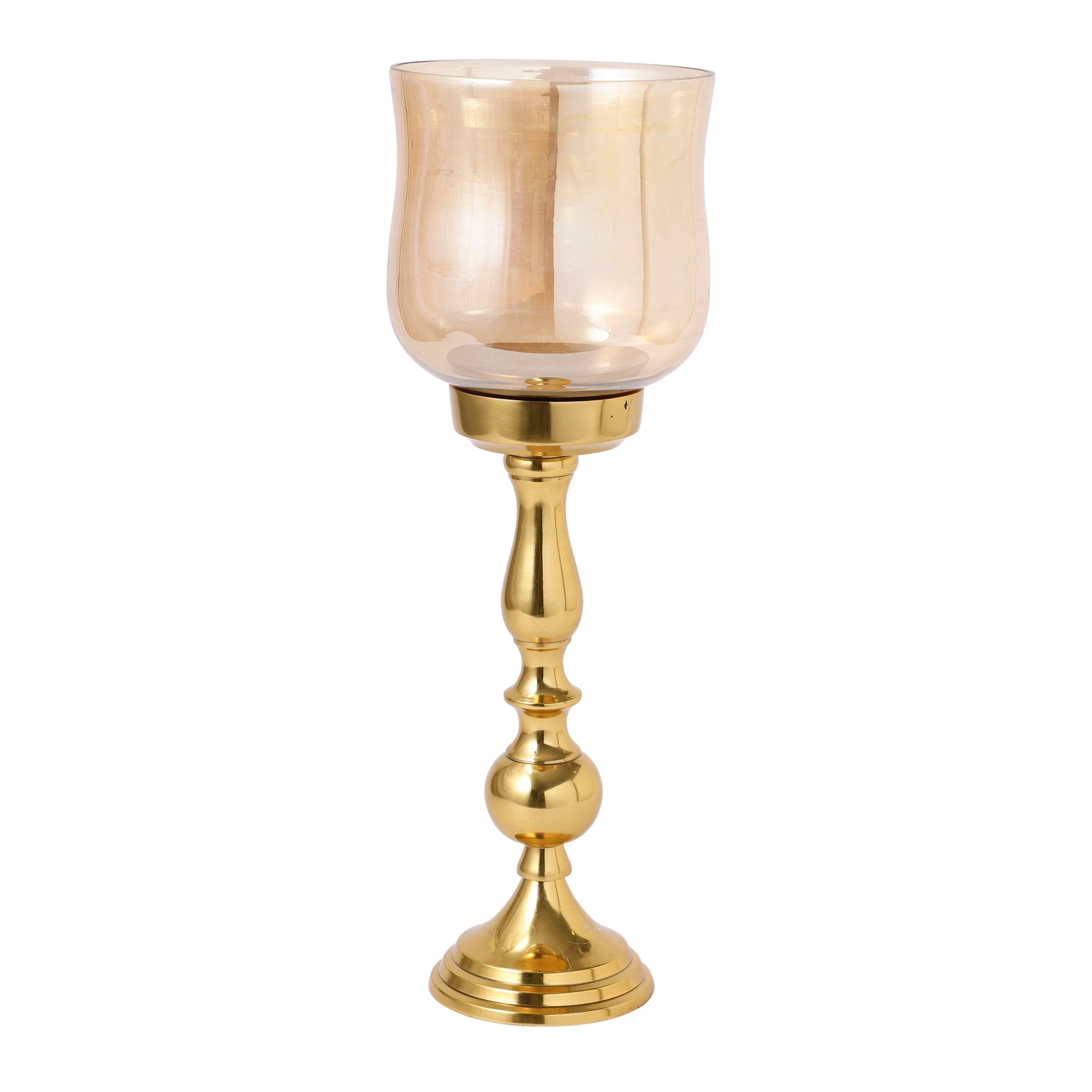 Harley Gold Hurricane Candlestand