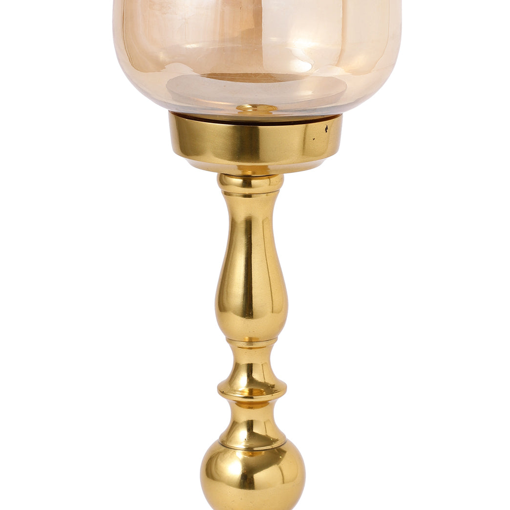 Harley Gold Hurricane Candlestand