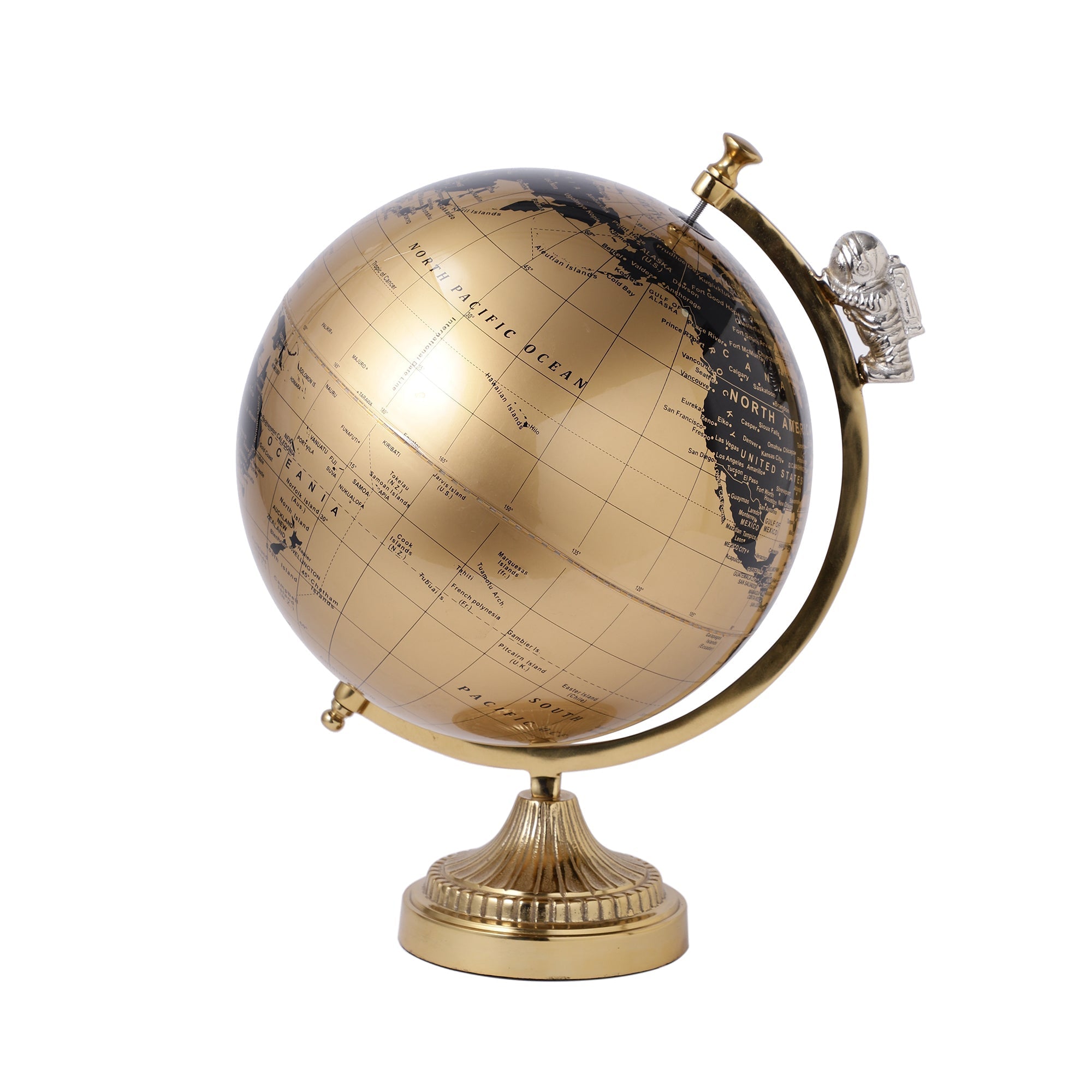 Armstrong Large Gold & Black Globe