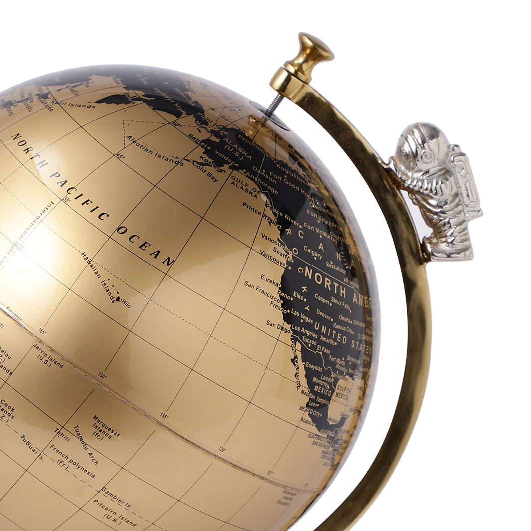 Armstrong Large Gold & Black Globe