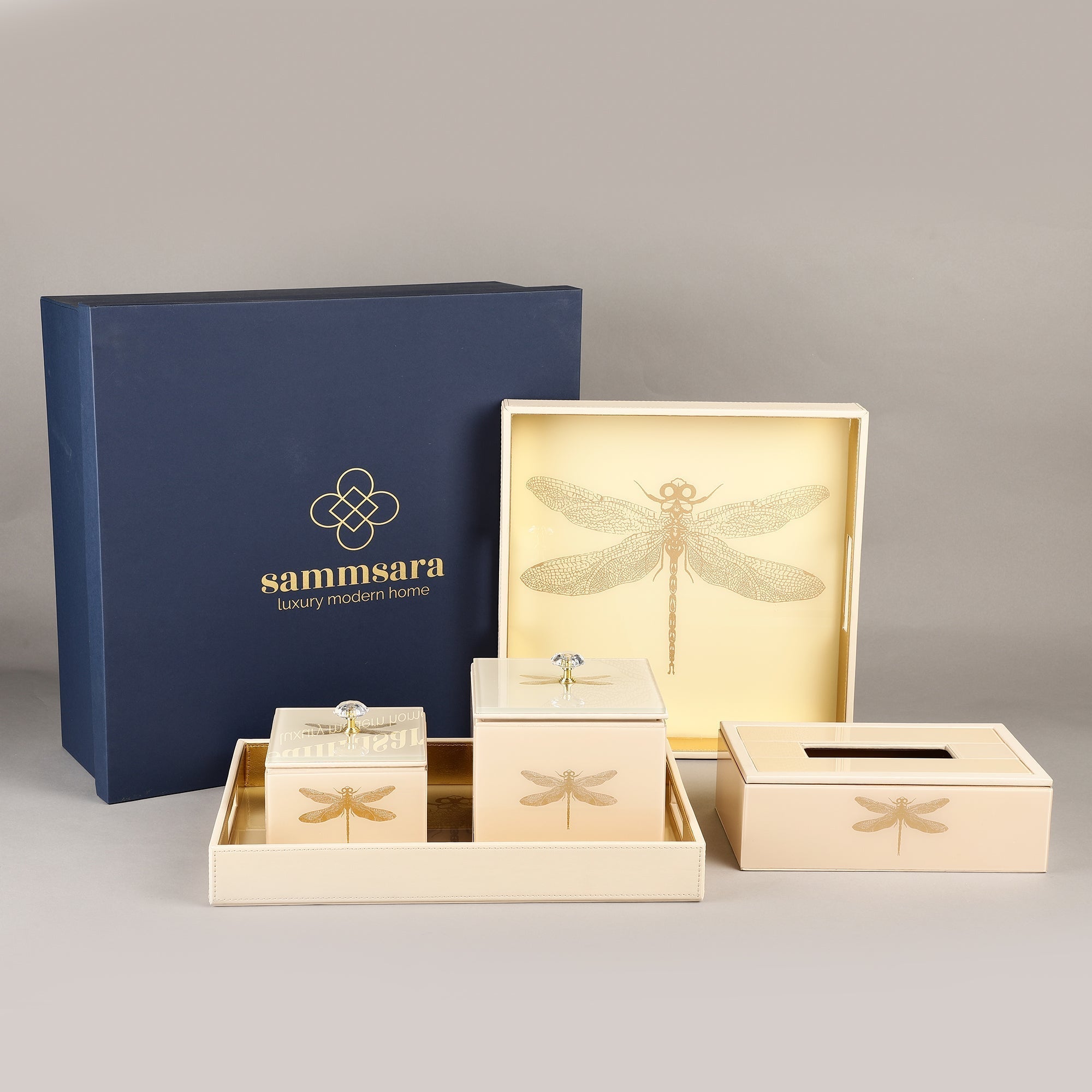 Azalea Dragonfly Tray Gift Set