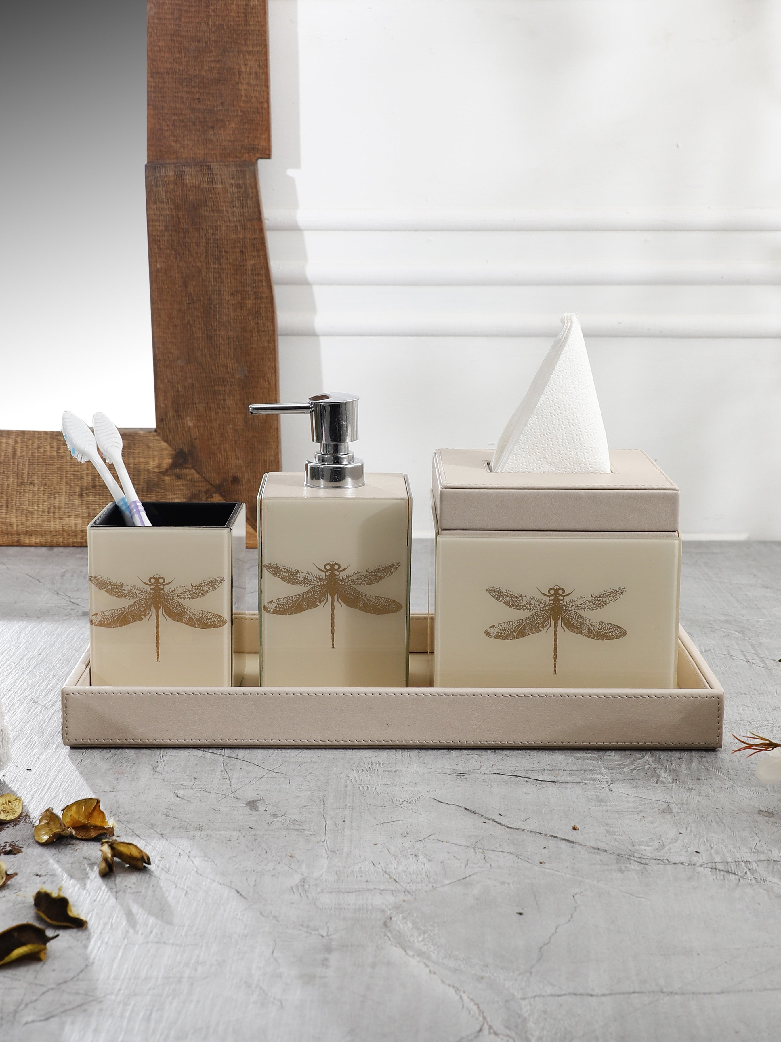 Azalea Dragonfly Bathroom Set