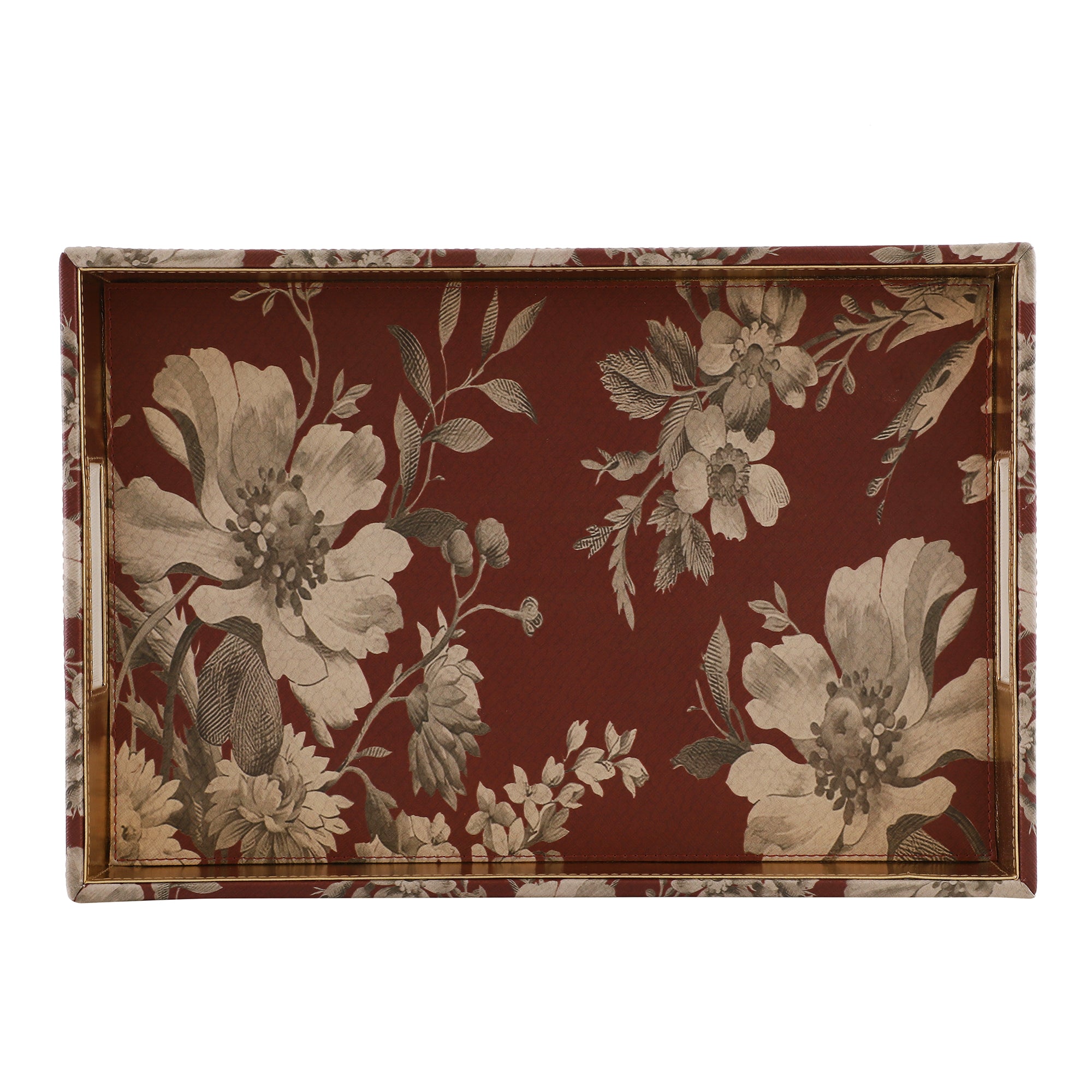 Blossom Floral Printed Rectangle Tray