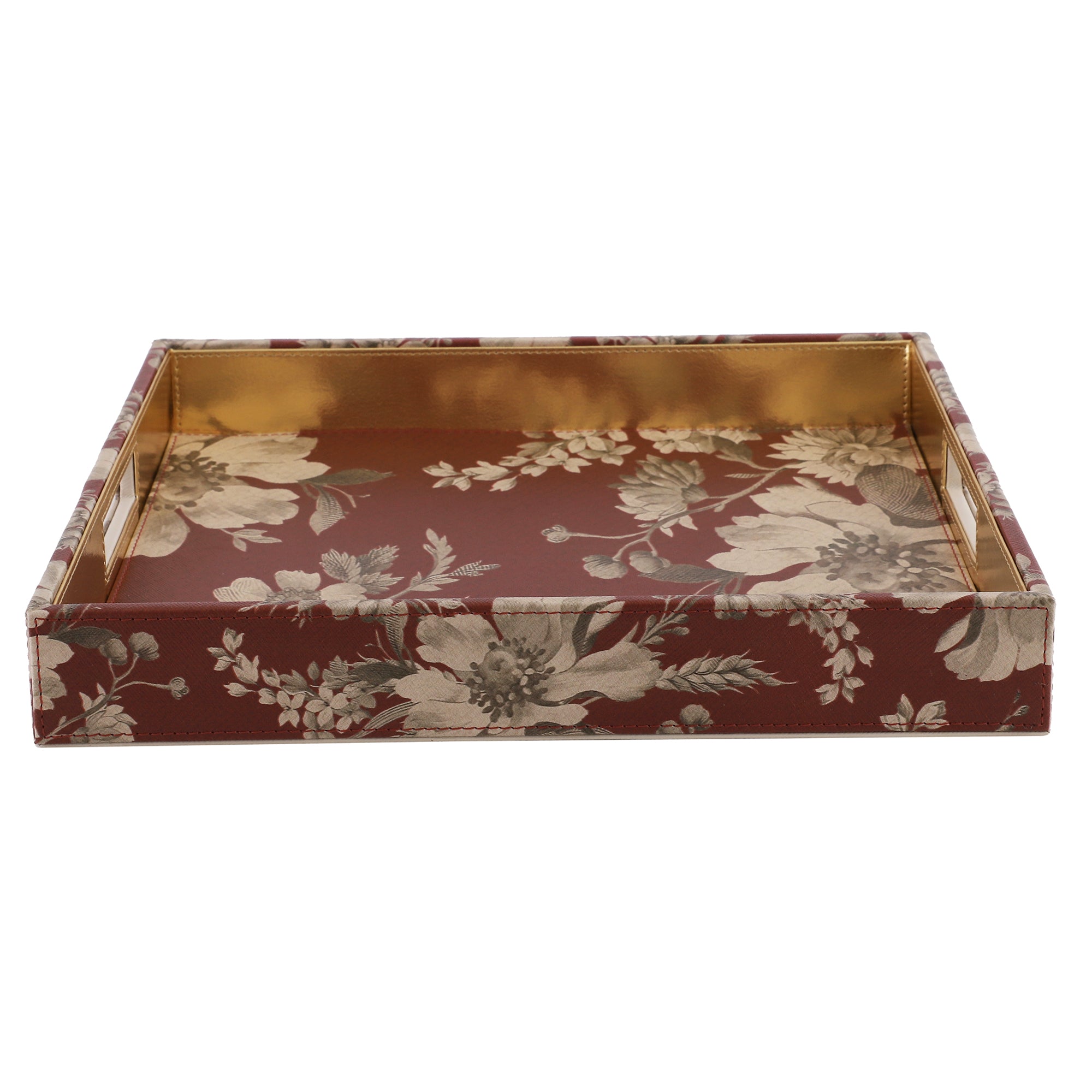 Blossom Floral Printed Square Tray