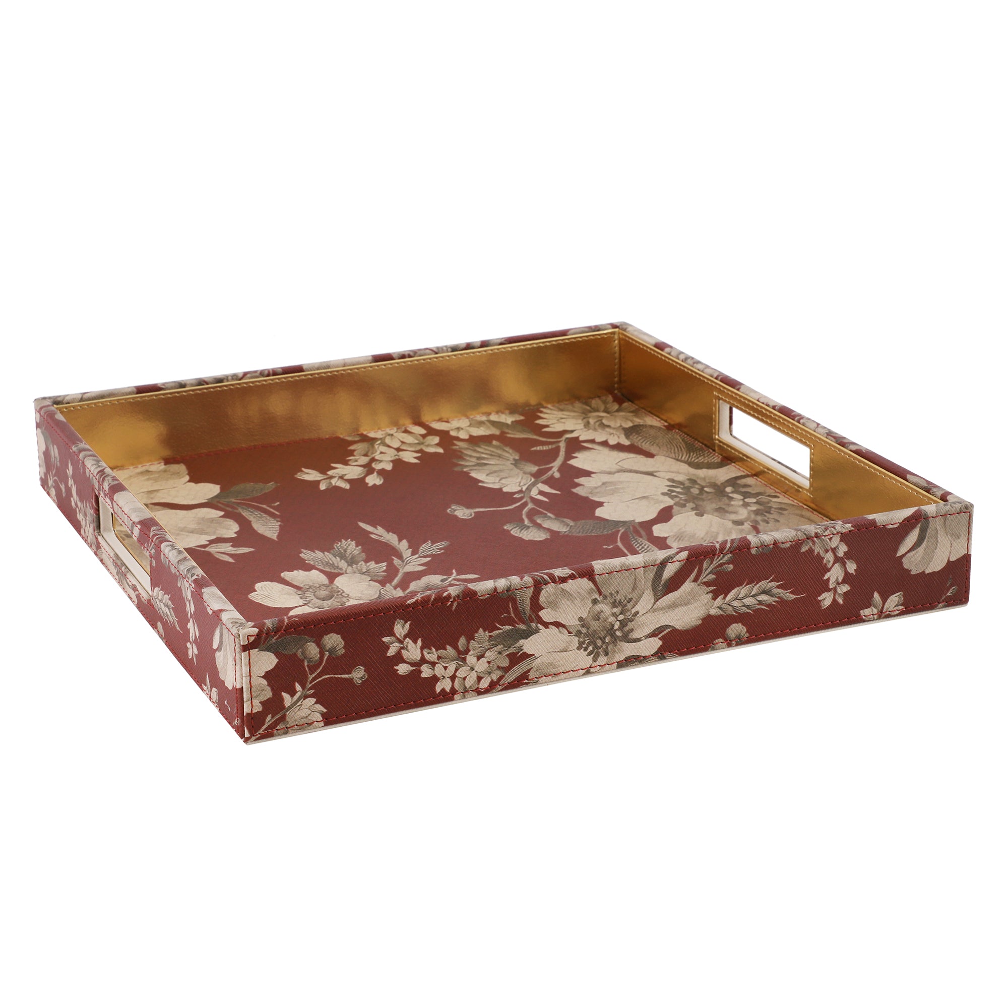 Blossom Floral Printed Square Tray