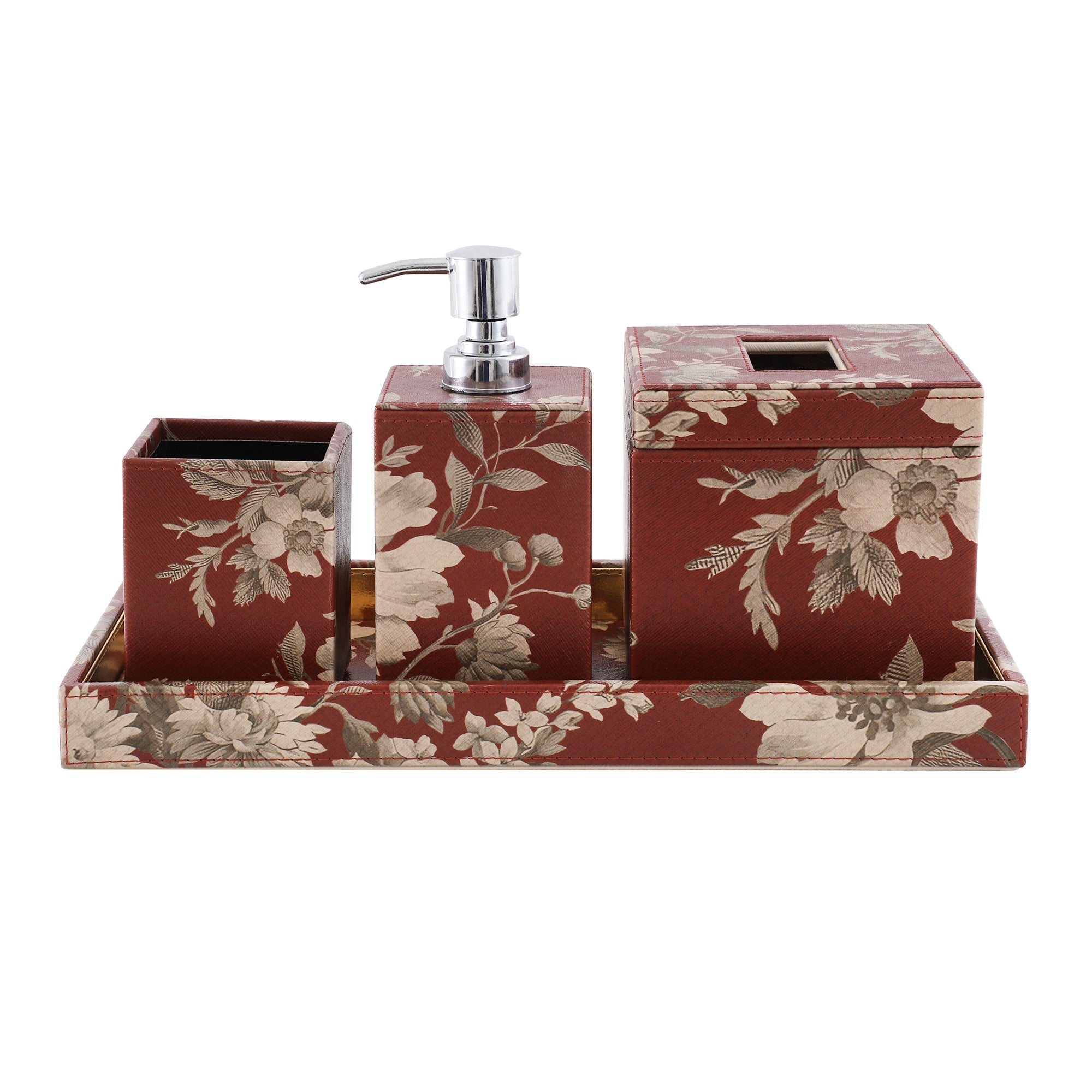 Blossom Floral Printed Bathroom Set
