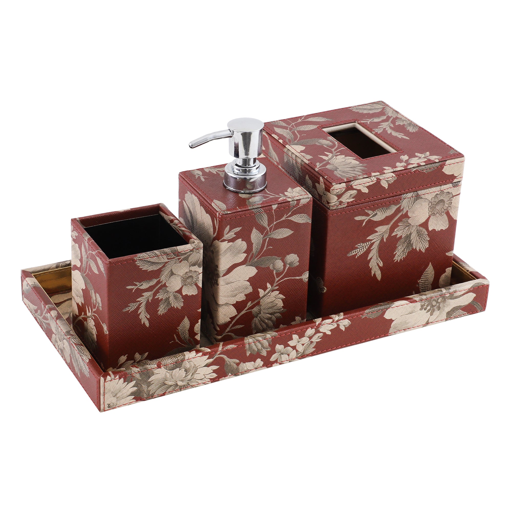 Blossom Floral Printed Bathroom Set