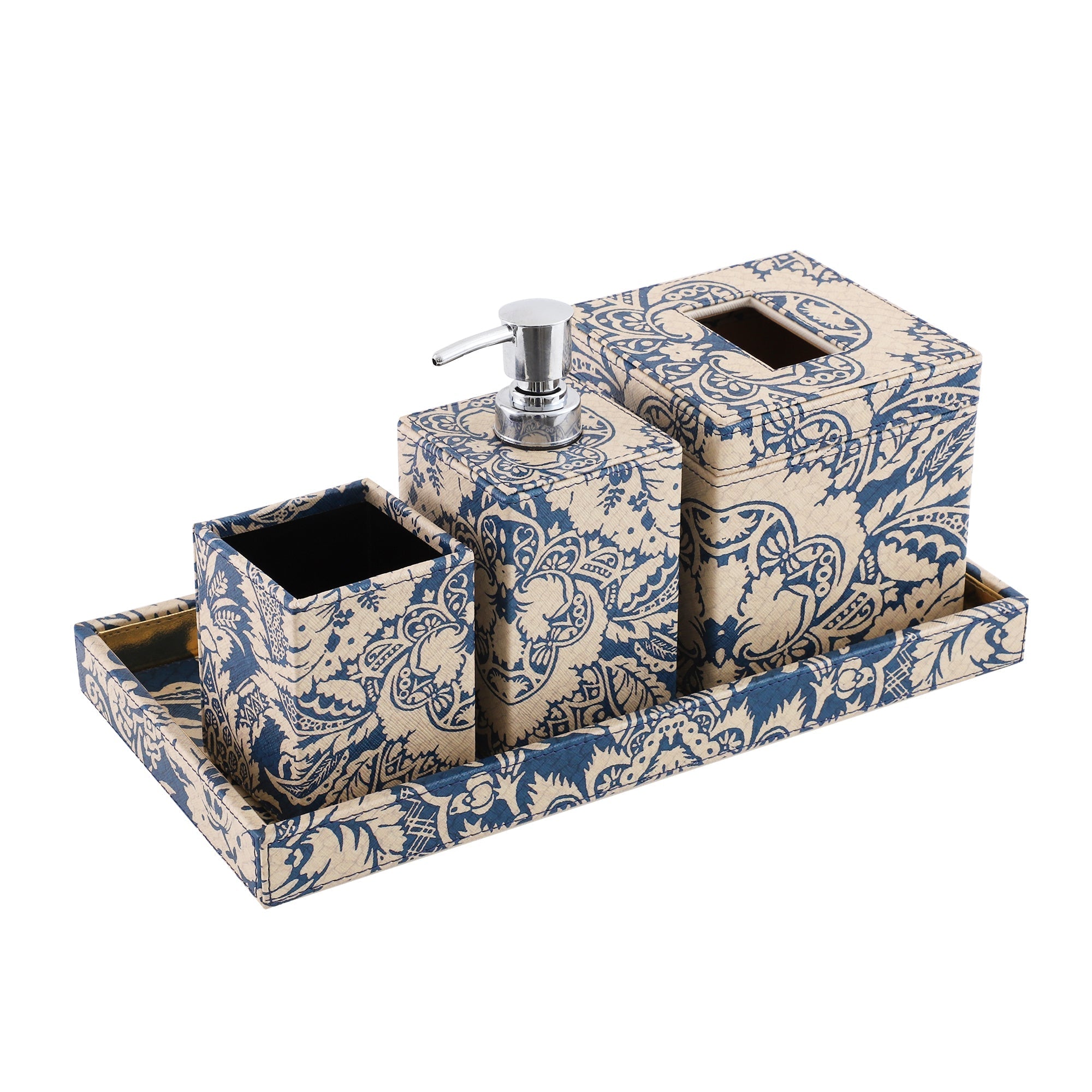 Sage Floral Printed Bathroom Set