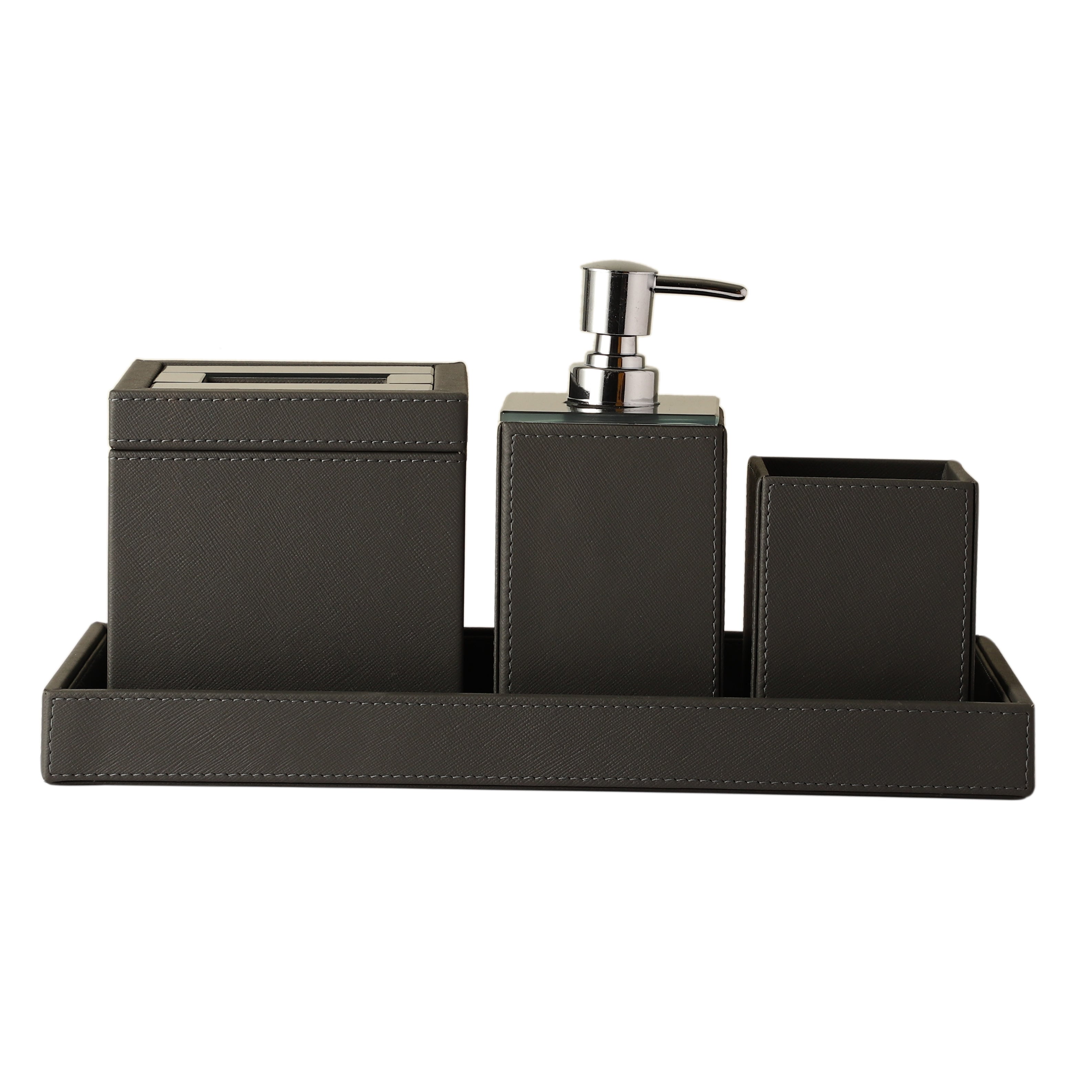 Florence Grey Bathroom Set