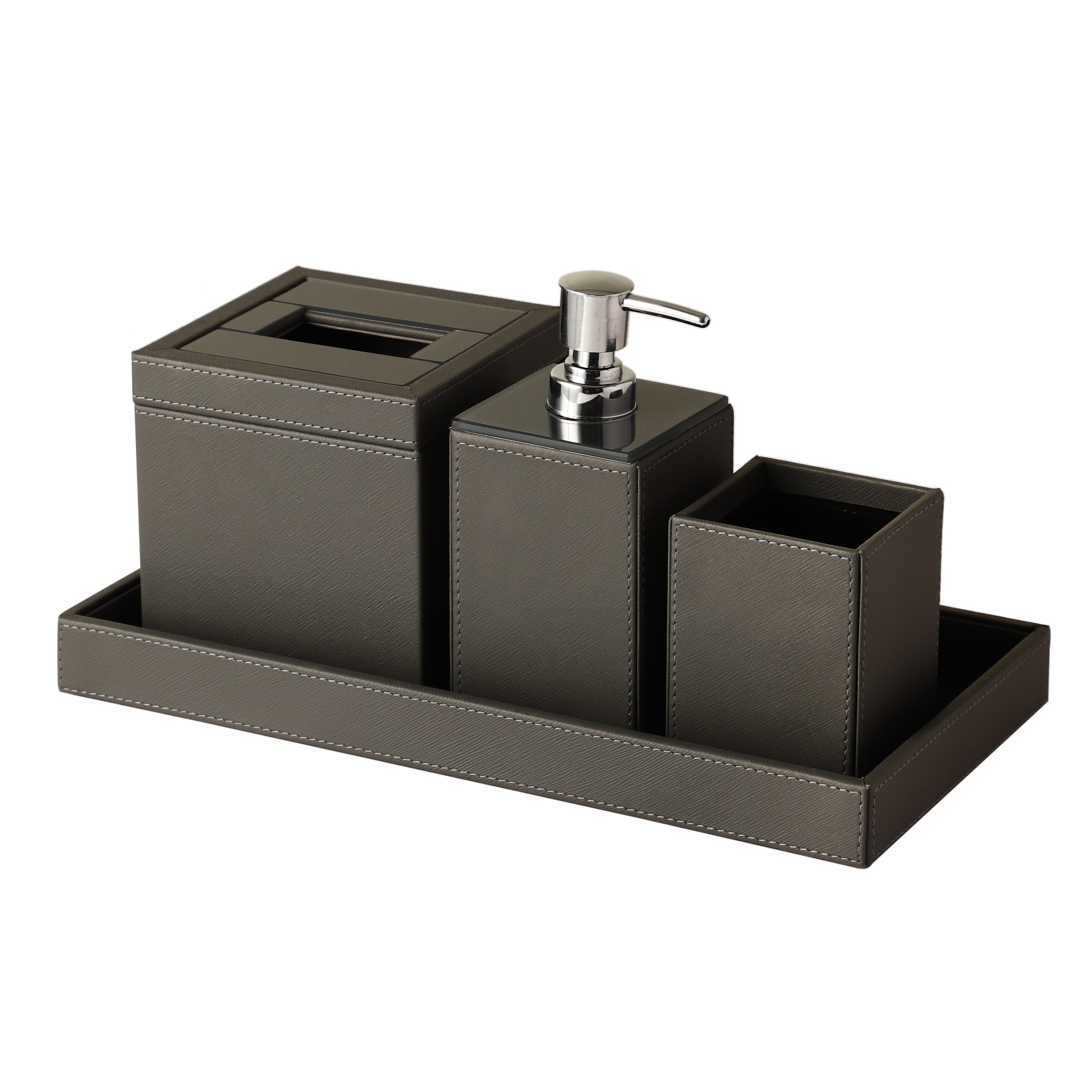 Florence Grey Bathroom Set