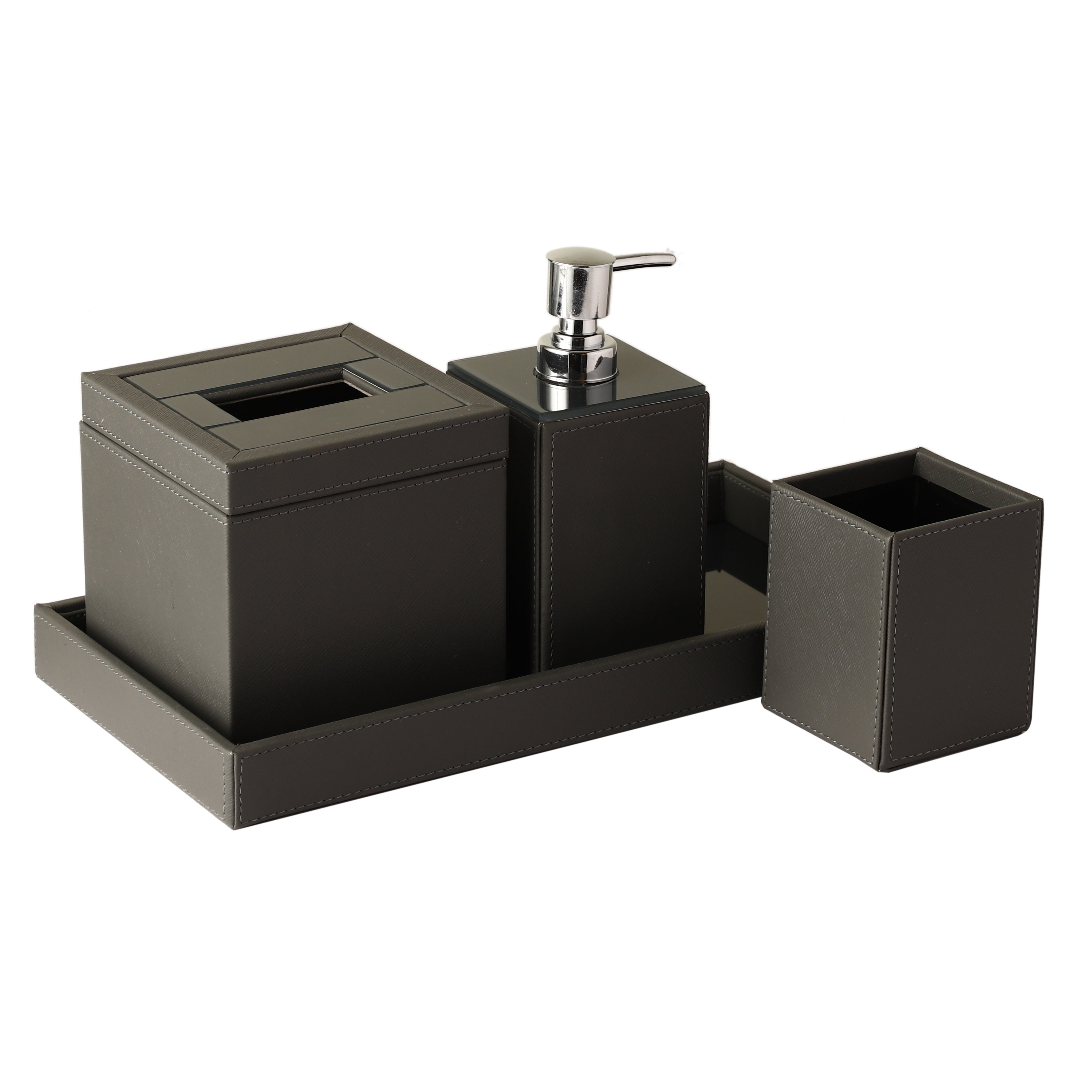 Florence Grey Bathroom Set