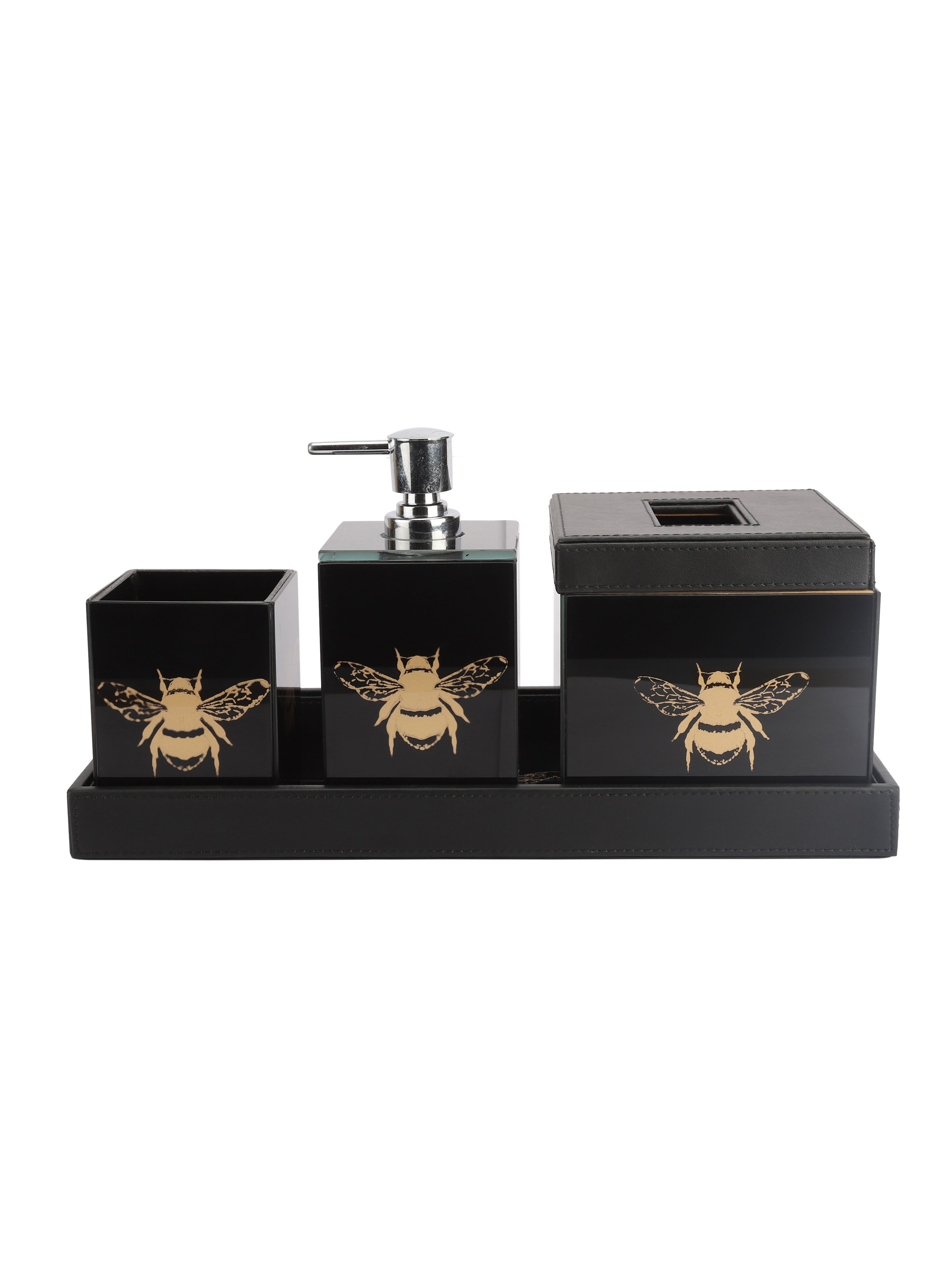 Aster Bumble Bee Bathroom Set