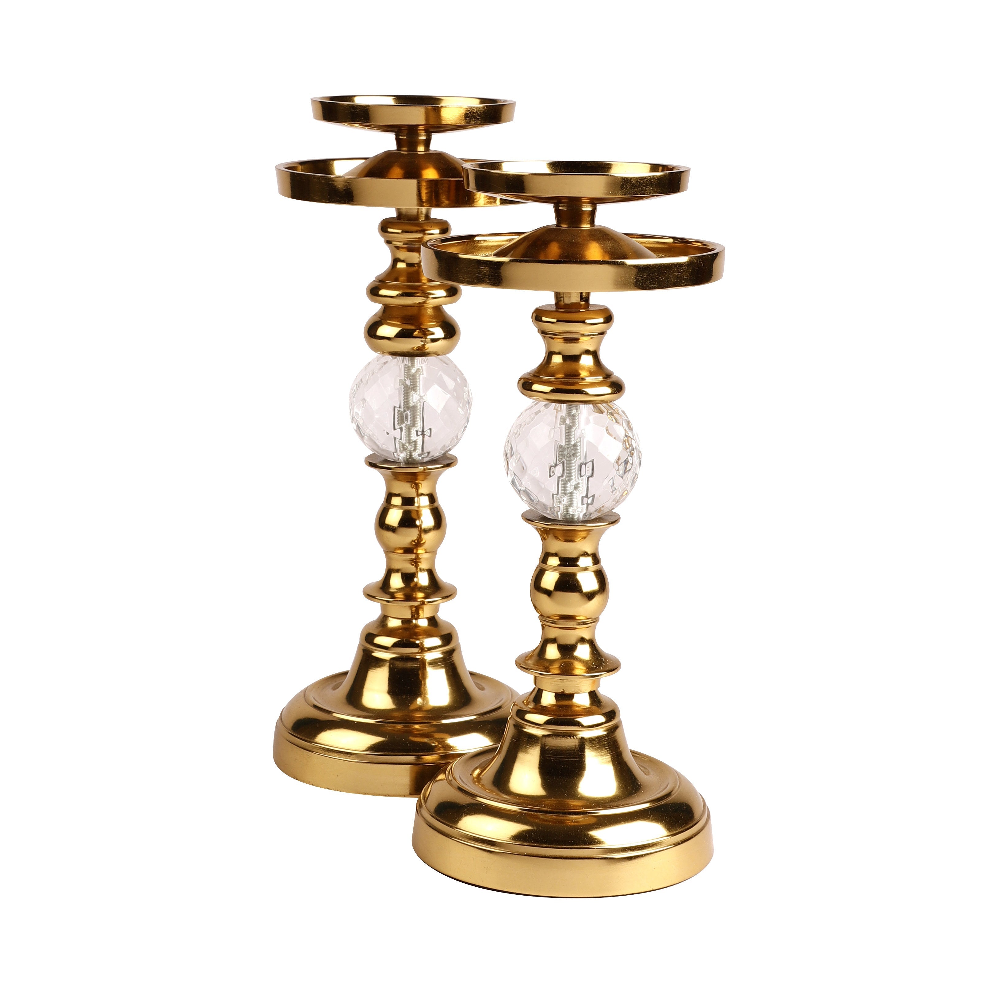 Berlin Gold Candleholder Set of 2