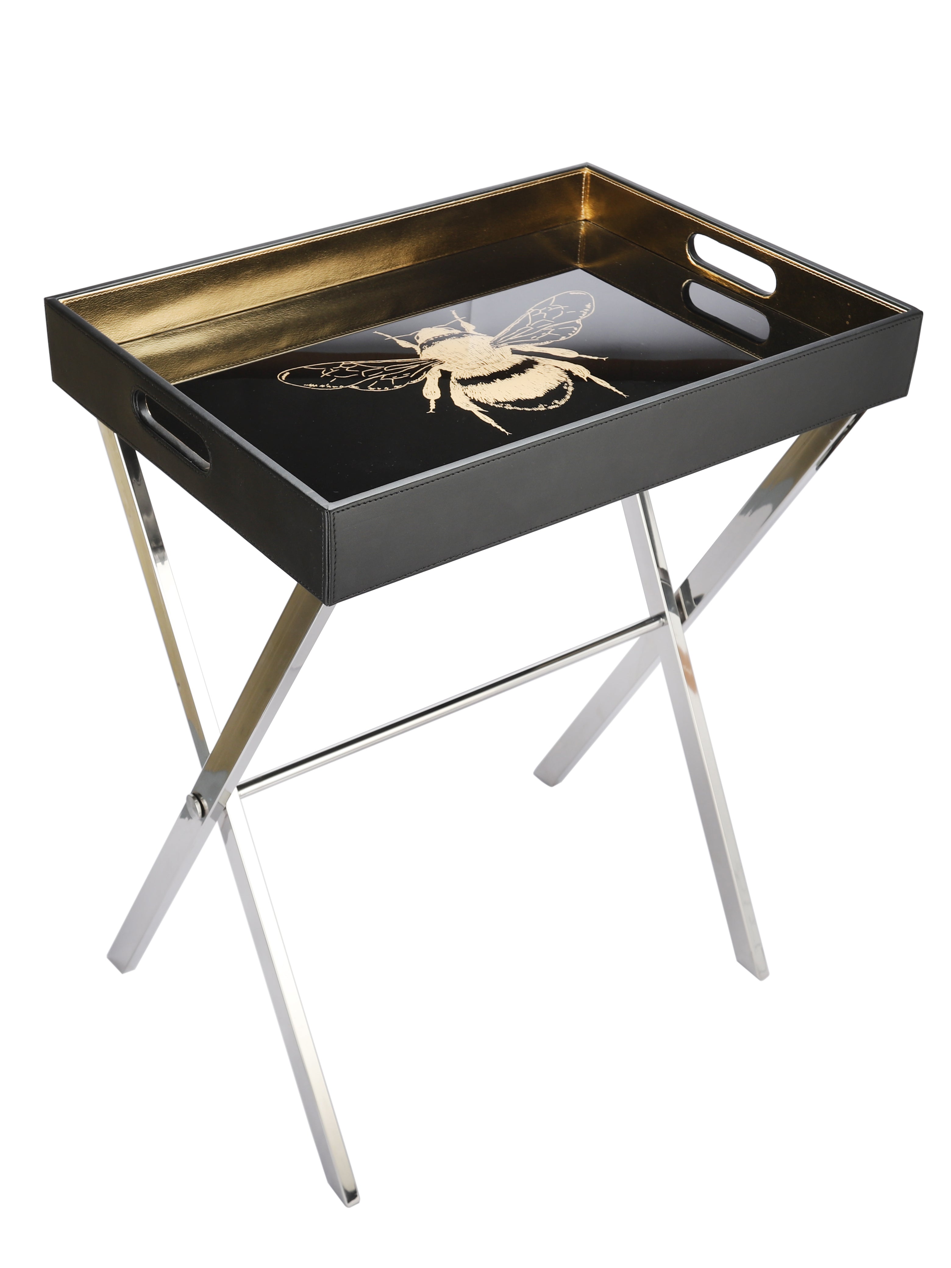 Aster Bumble Bee Butler Tray Table
