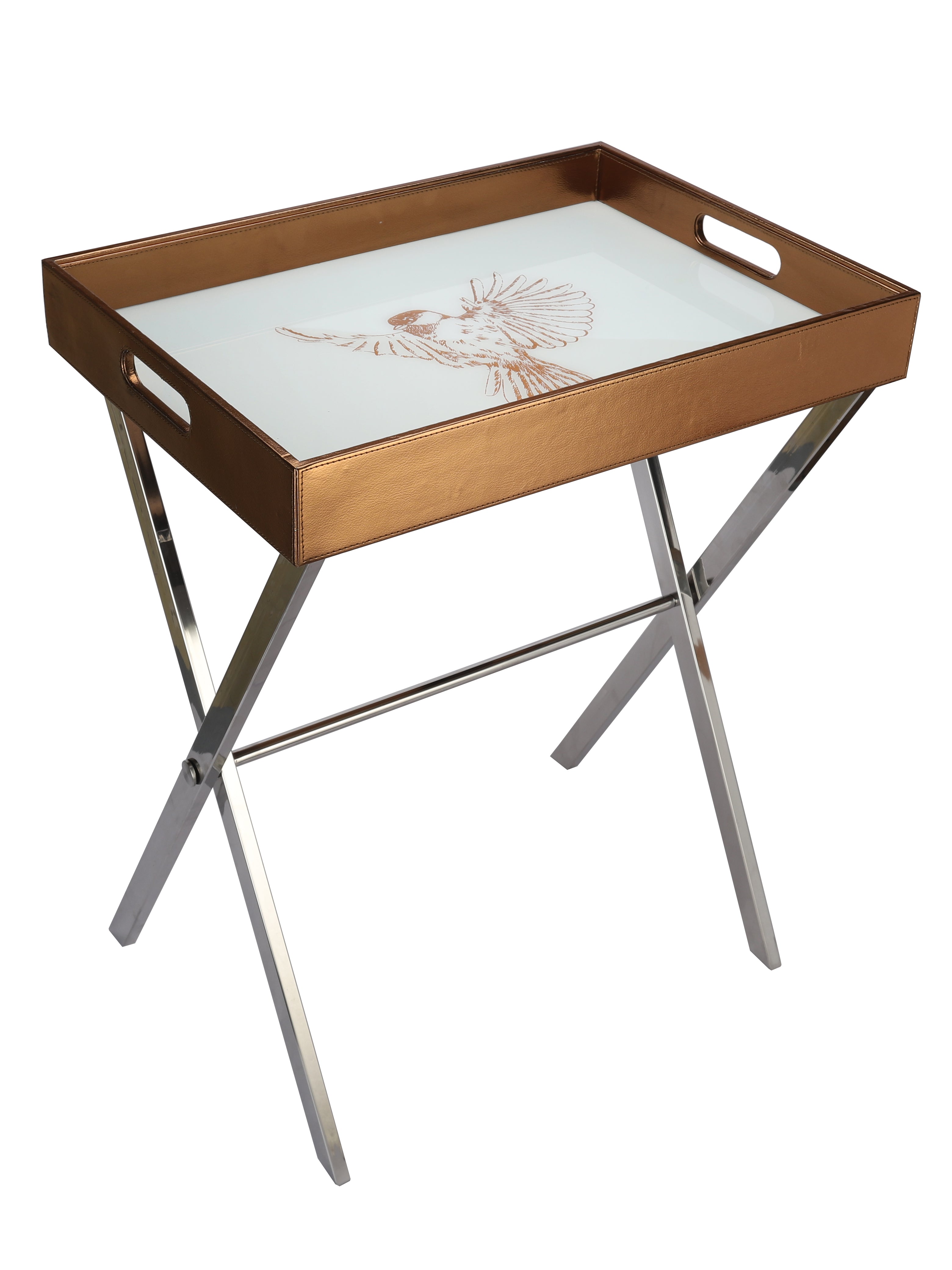Eviana Bird Butler Tray Table