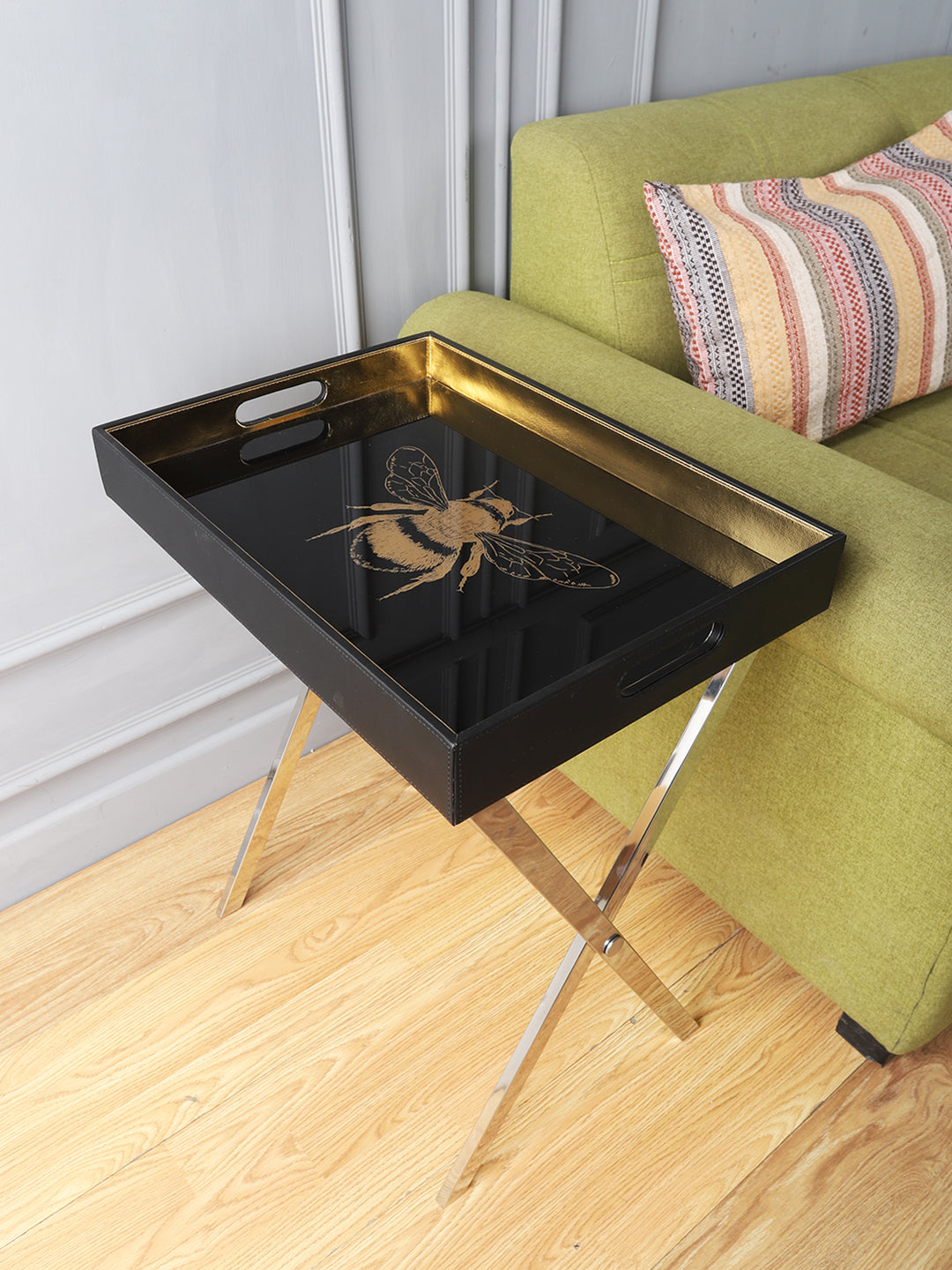 Aster Bumble Bee Butler Tray Table