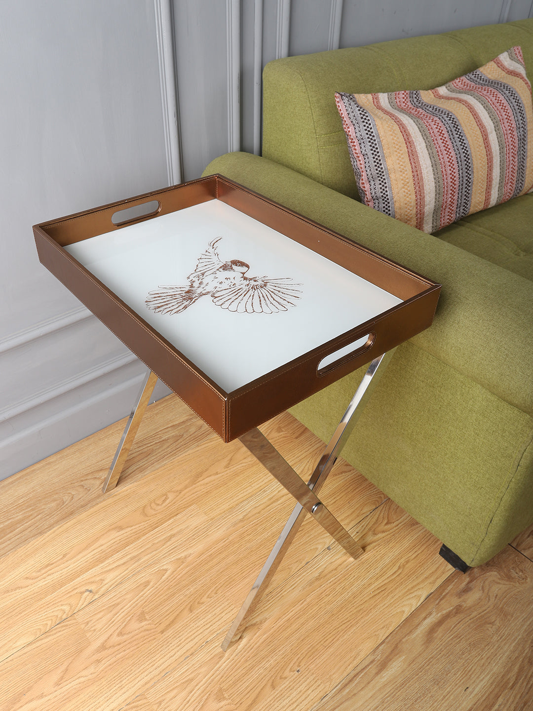Eviana Bird Butler Tray Table