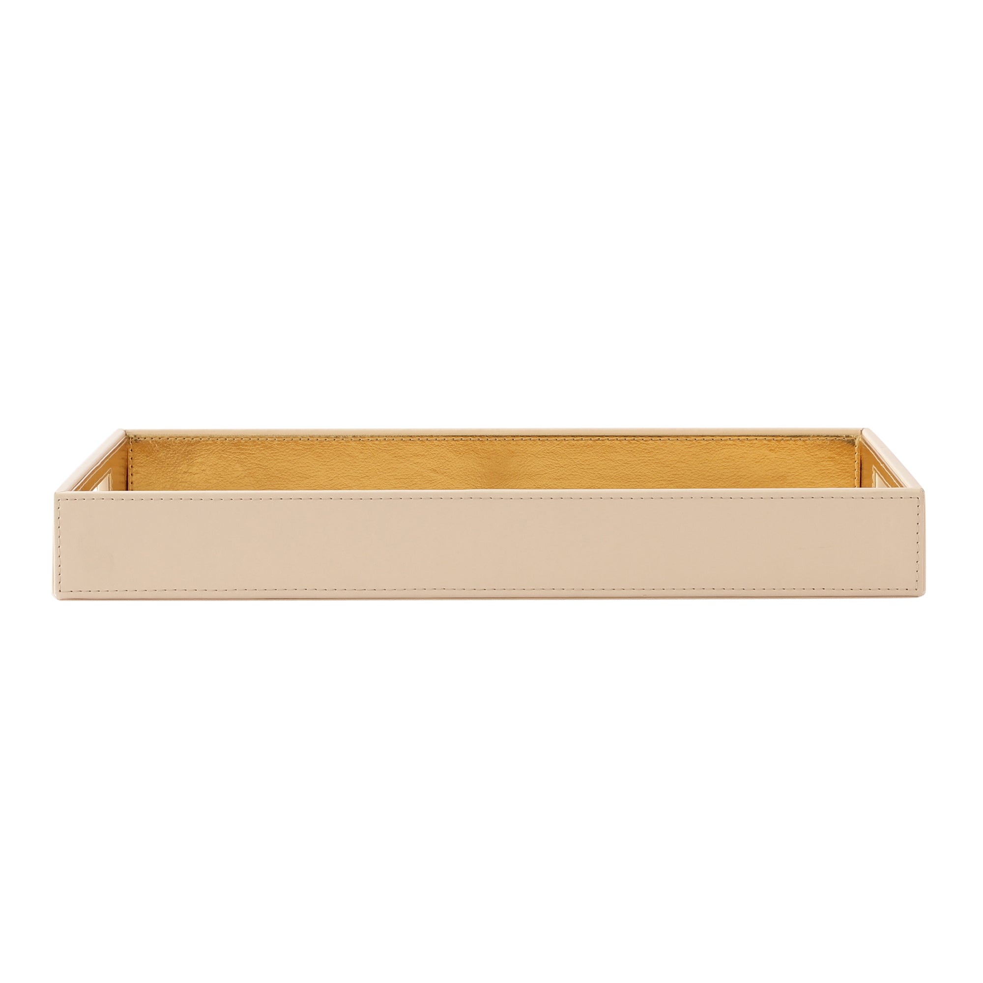 Zahara Butterfly Cream & Gold Rectangle Tray