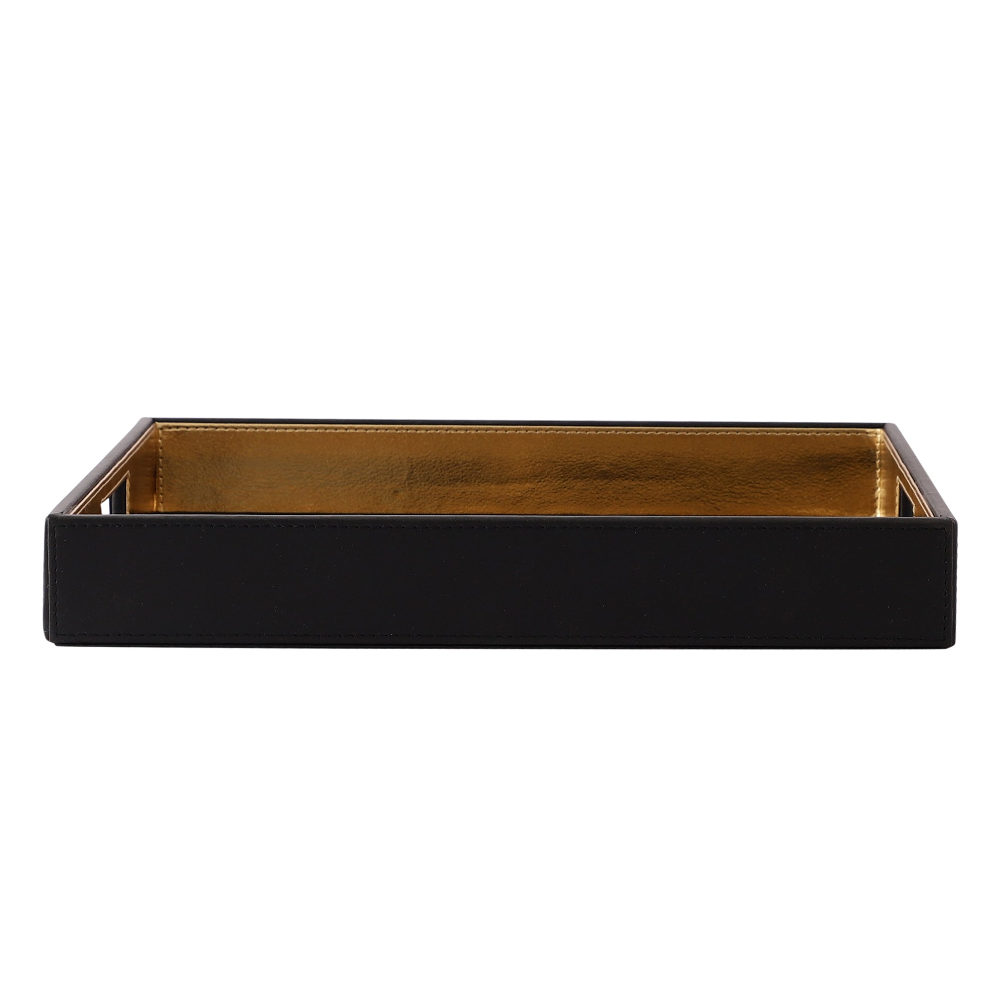 Azalea Dragonfly Black & Gold Square Tray
