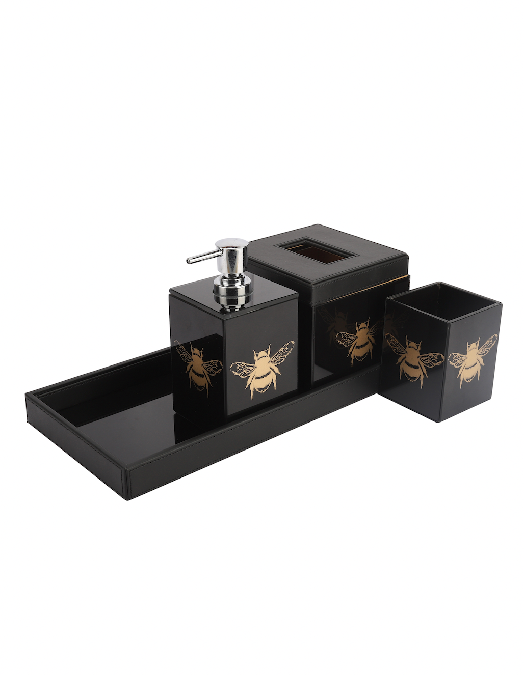 Aster Bumble Bee Bathroom Set