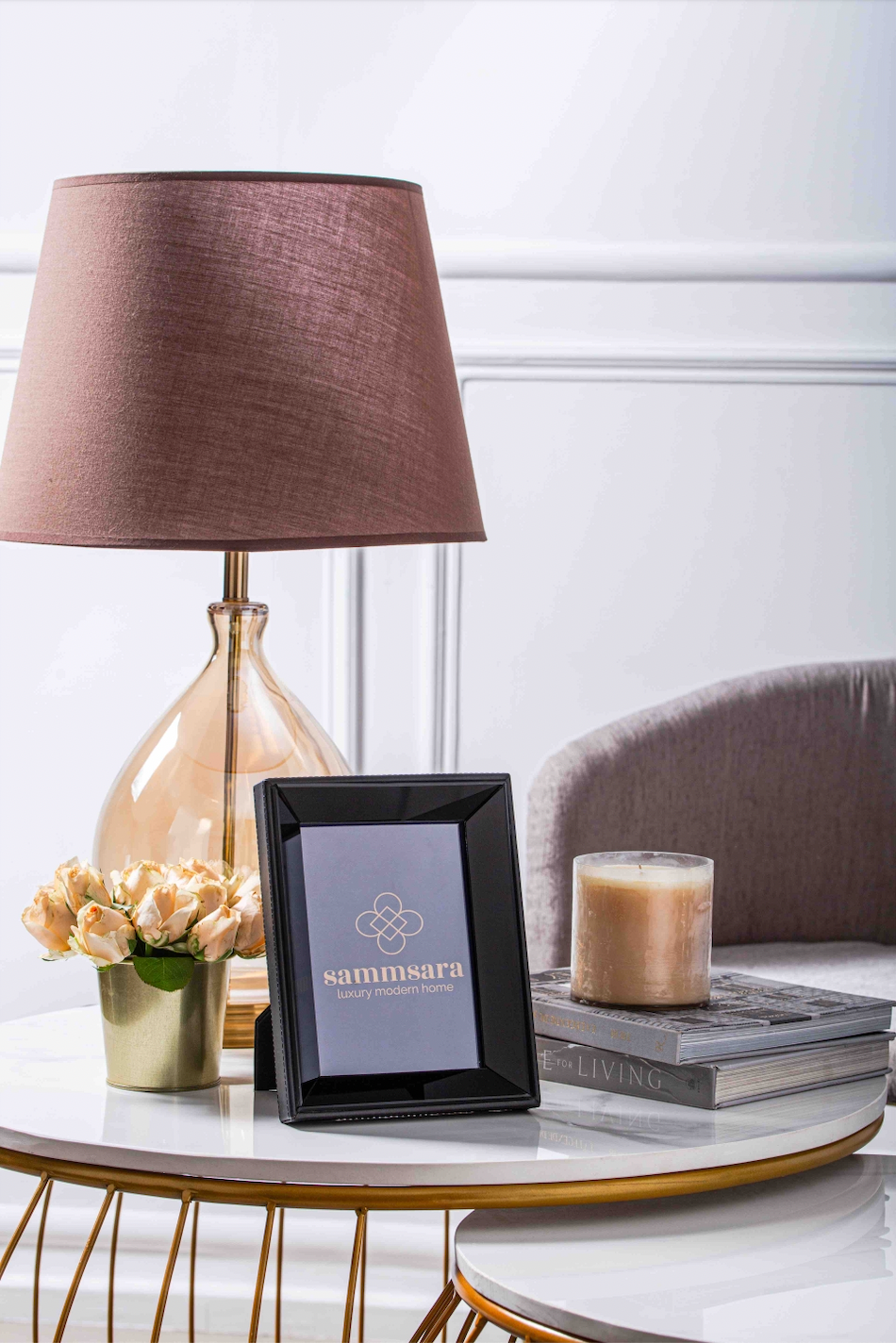 Laura Smoke Black Photoframe