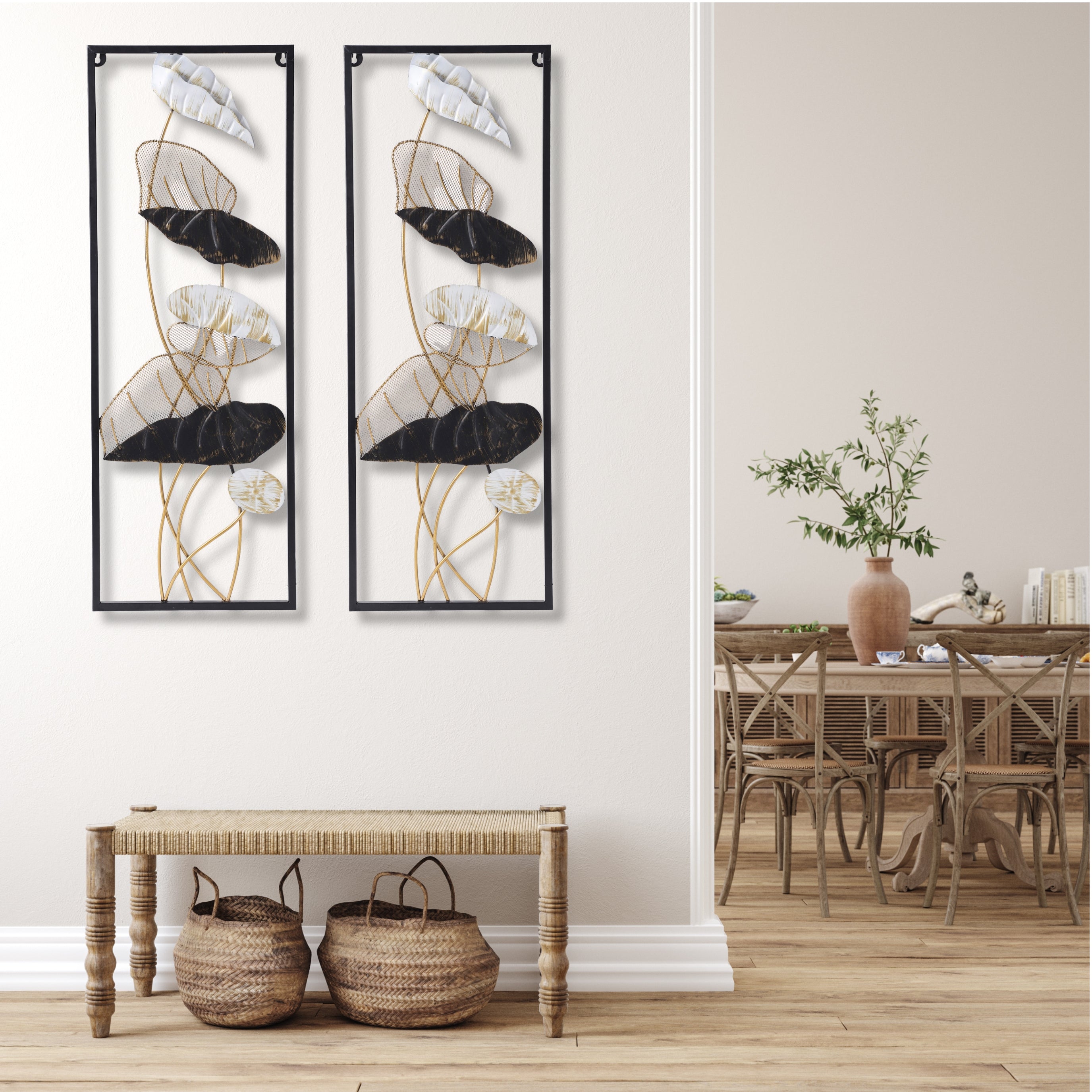 Rustic Bloom Wall Decor Set of 2