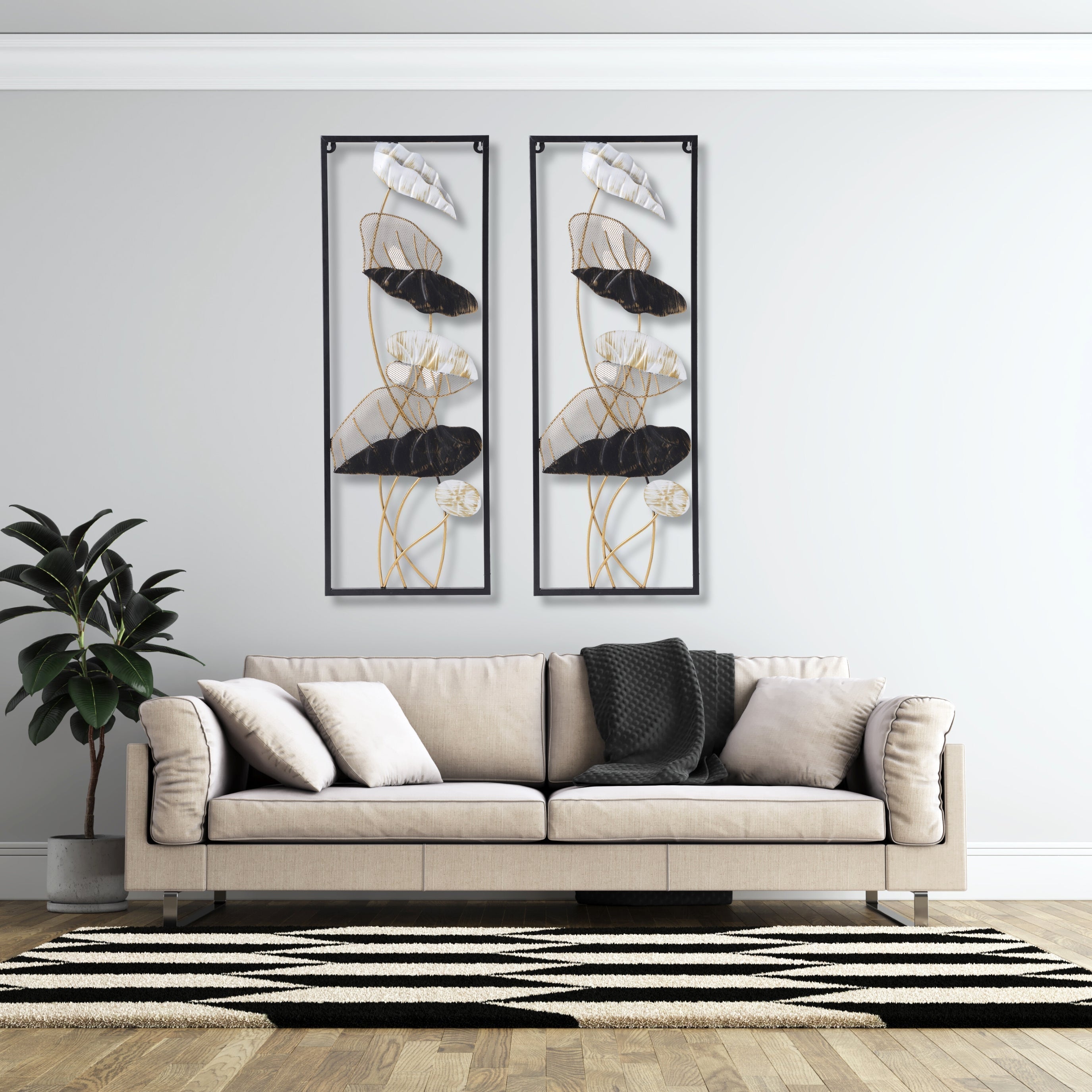 Rustic Bloom Wall Decor Set of 2