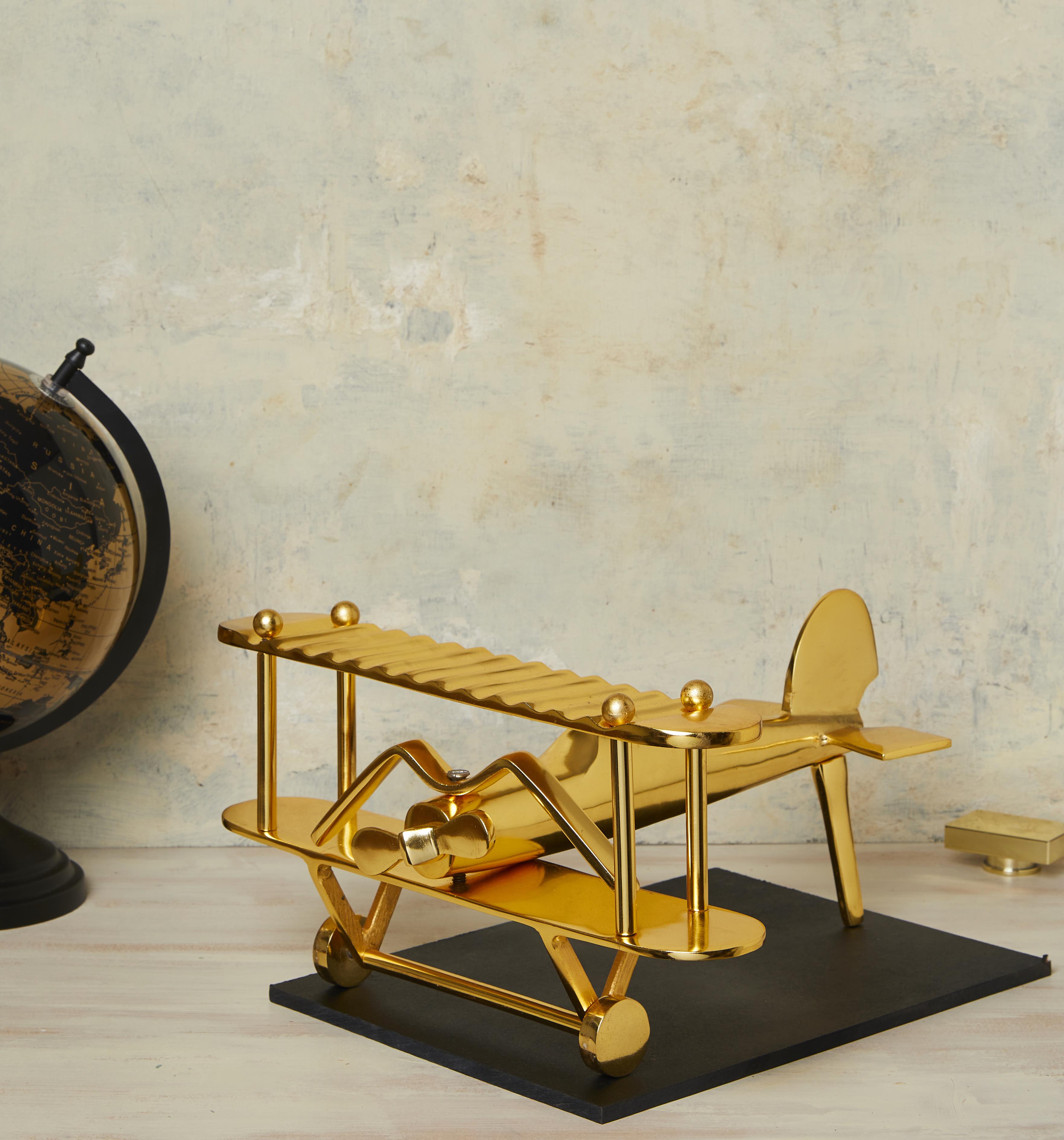 James Oversized Vintage Aeroplane with base