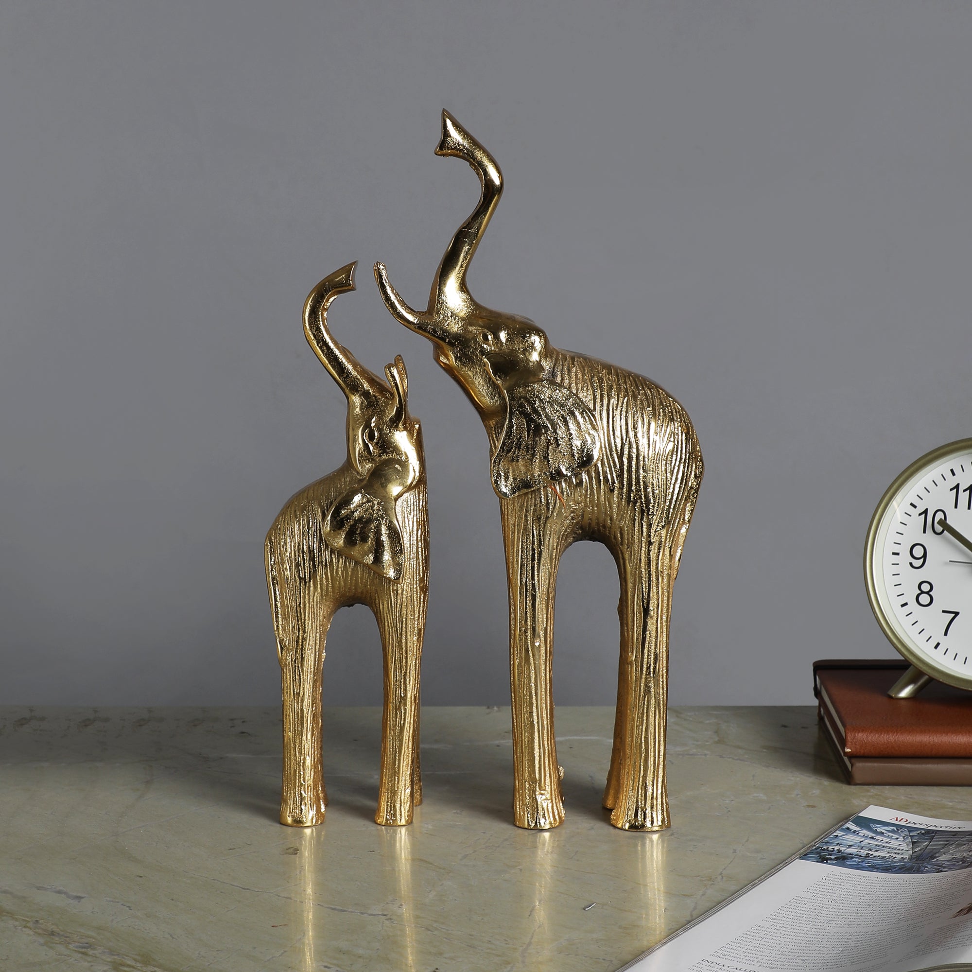 Elmer Trumpeting Elephant Set of 2