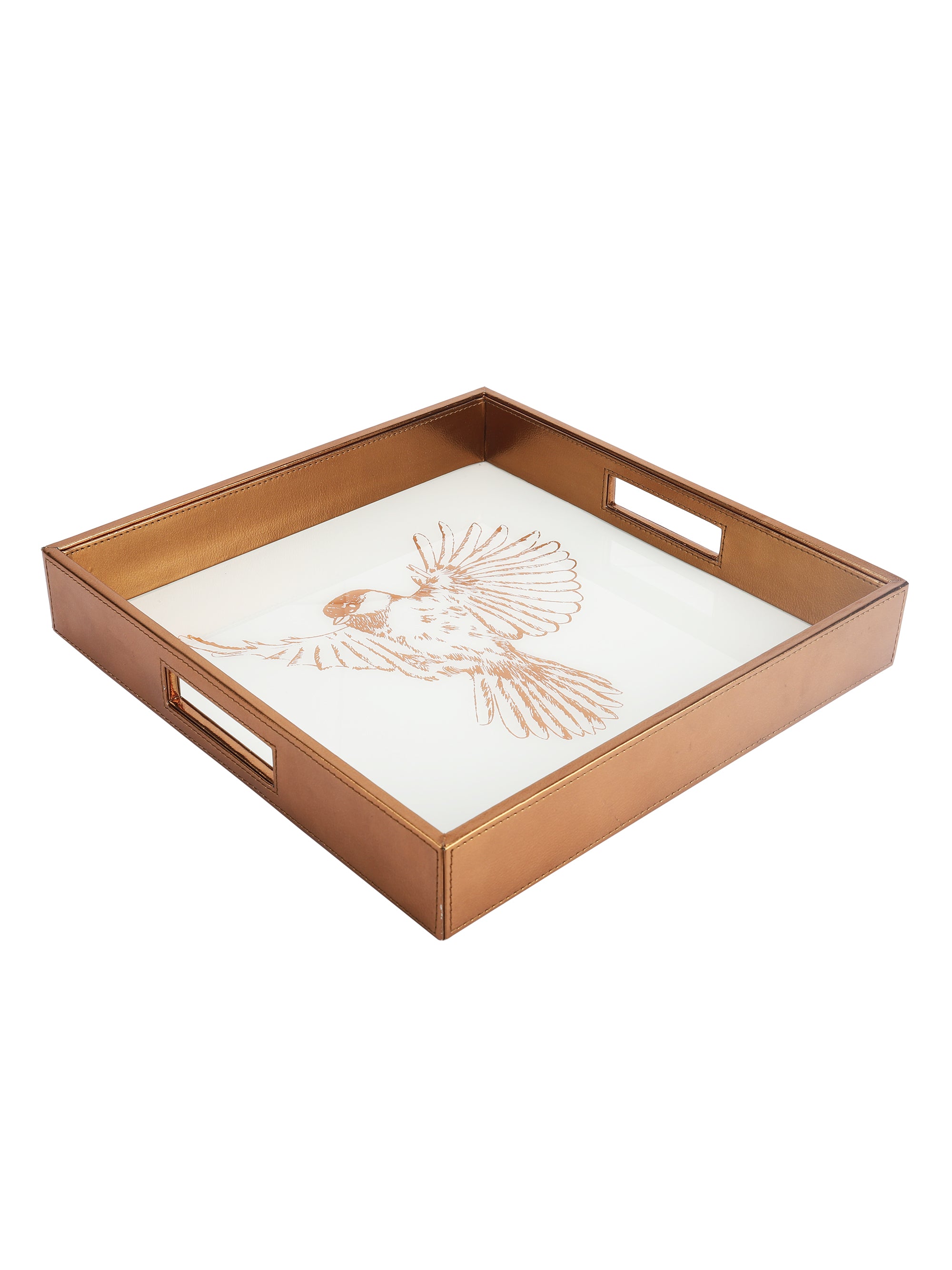 Eviana Bird Square Tray