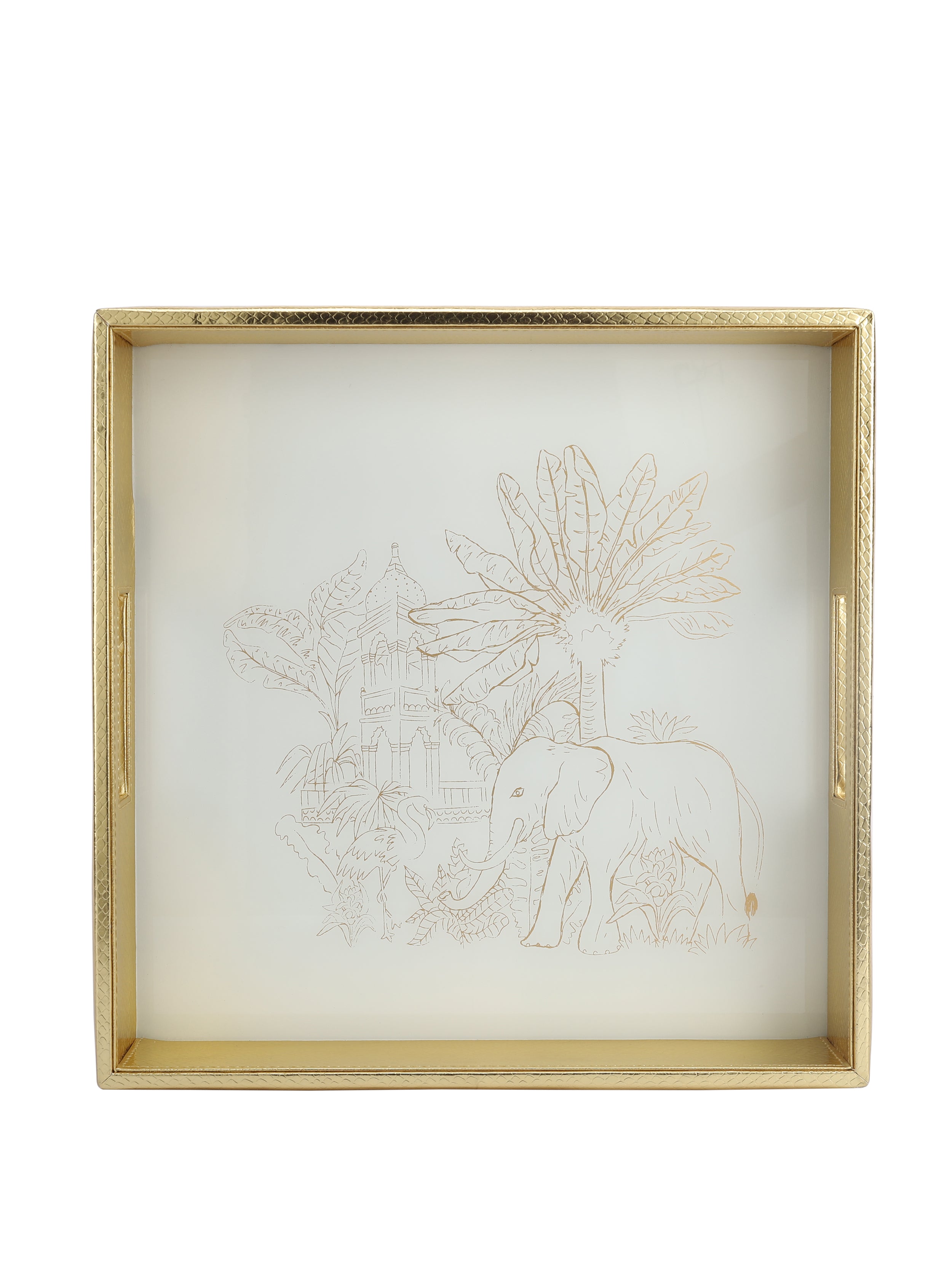 Kipling Animal Scenery Square Tray