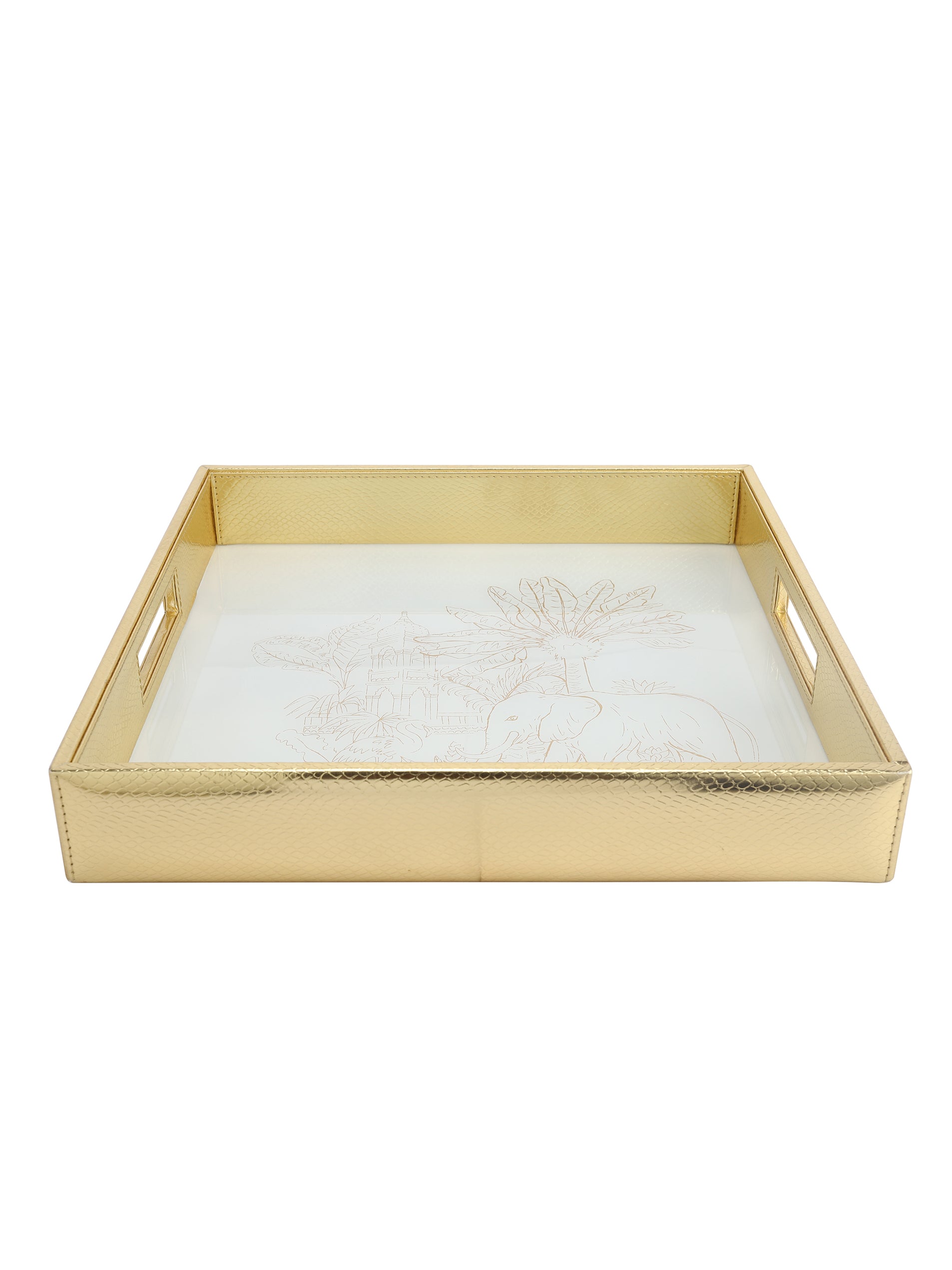 Kipling Animal Scenery Square Tray