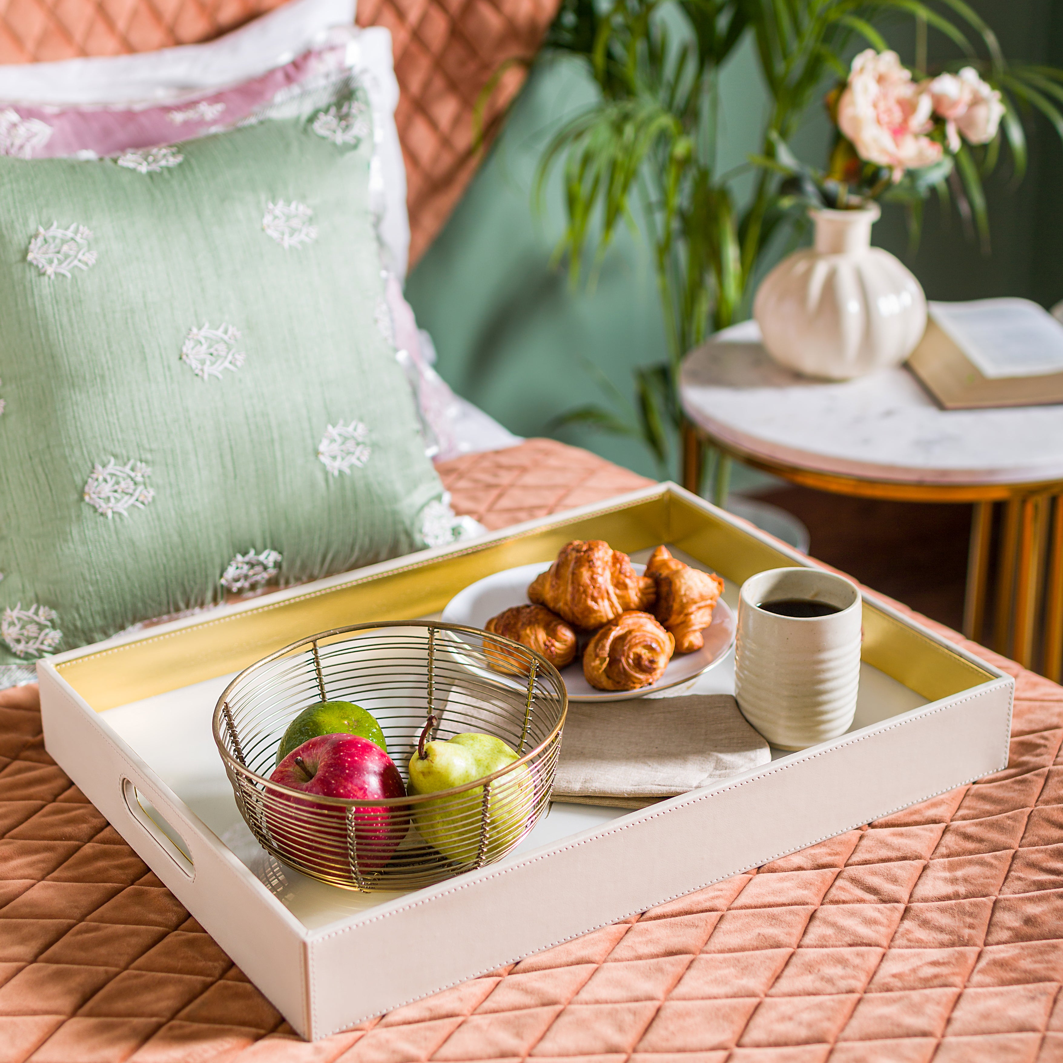 Azalea Dragonfly Butler Tray Table