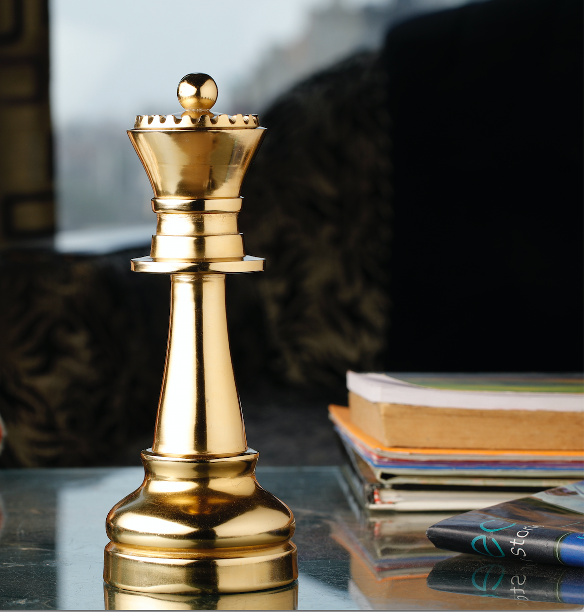 Oversized Queen Chess Decorative Accent