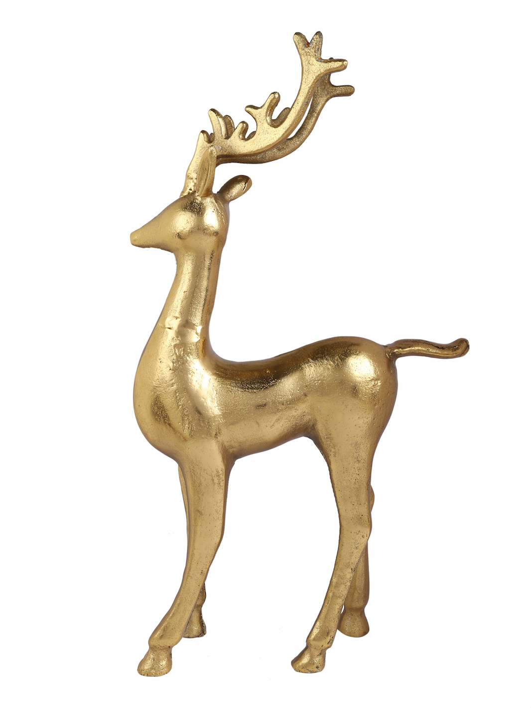 Rosso Gold Stag Sculpture