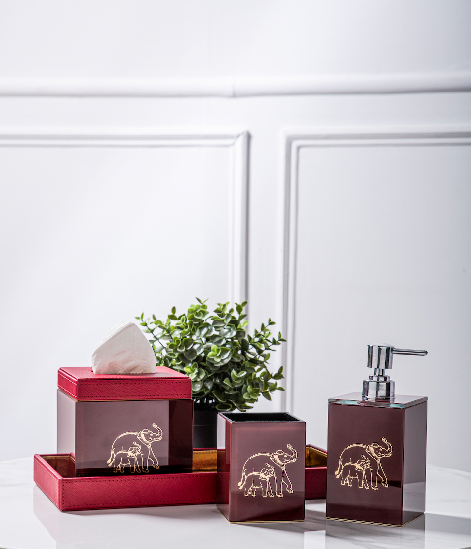 Clover Elephant Bathroom Set