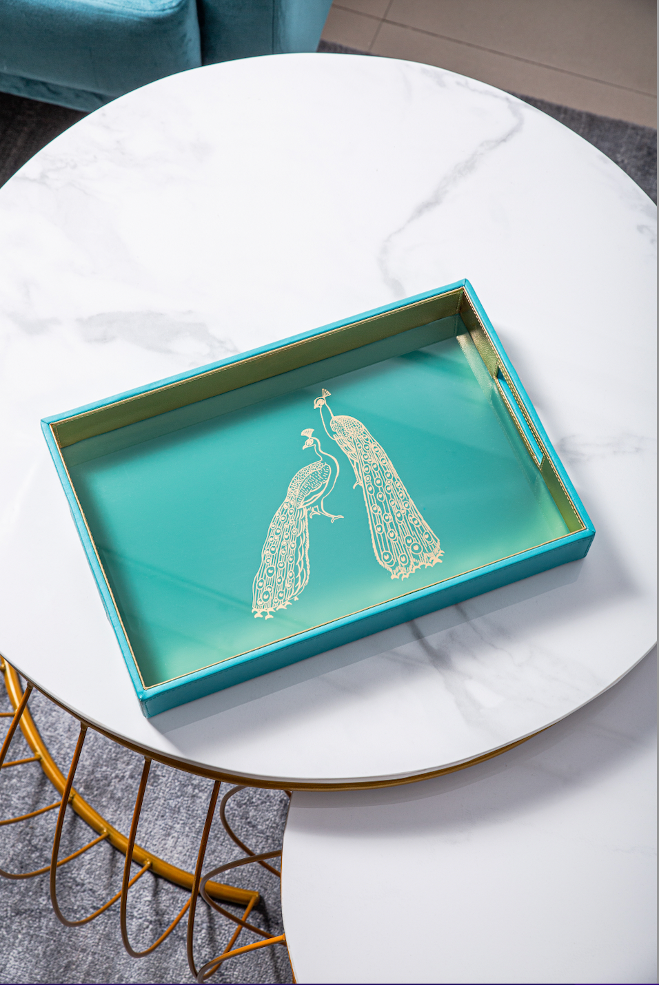 Bailey Peacock Rectangle Tray