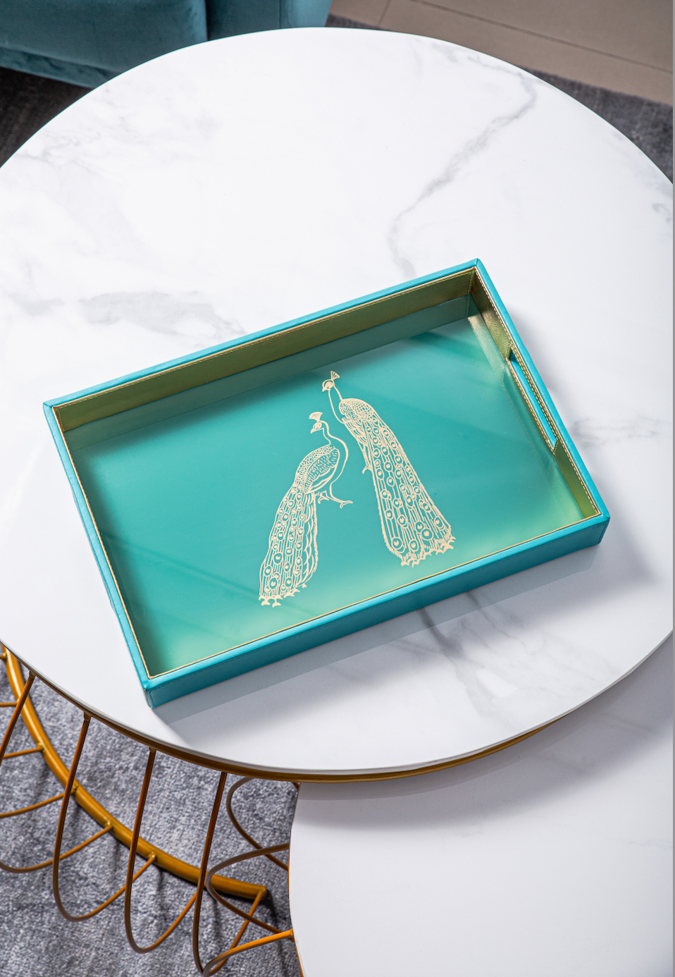 Bailey Peacock Rectangle Tray