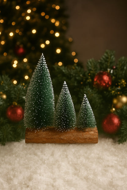 Winter Woods Pine Trio Accent