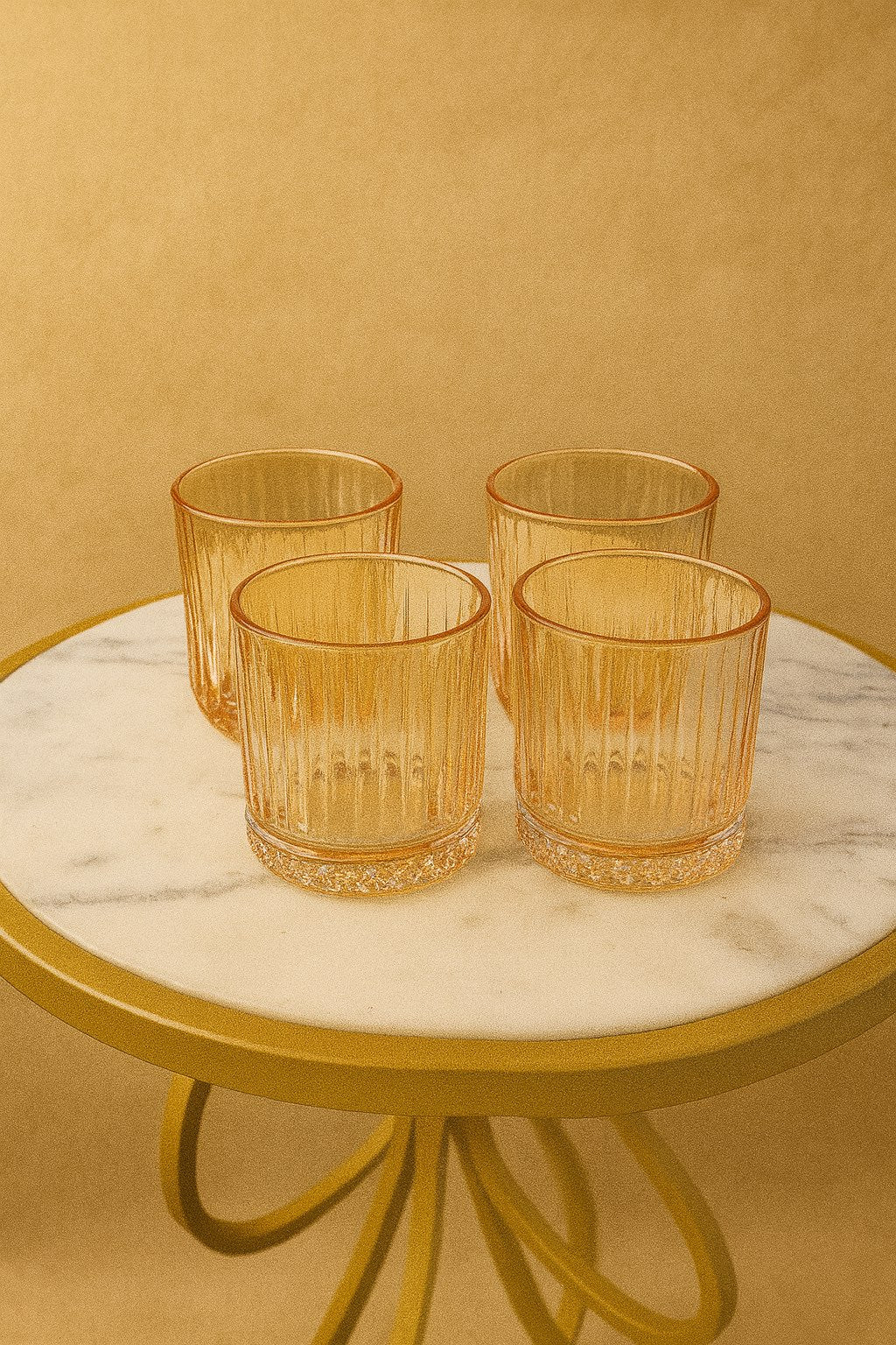 Honey Gold Drinking Glass