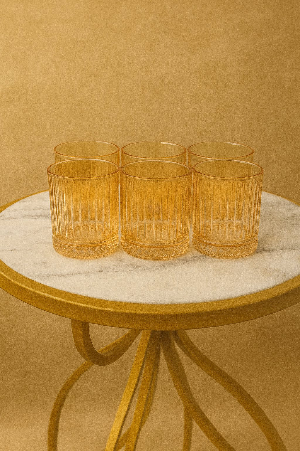 Honey Gold Drinking Glass