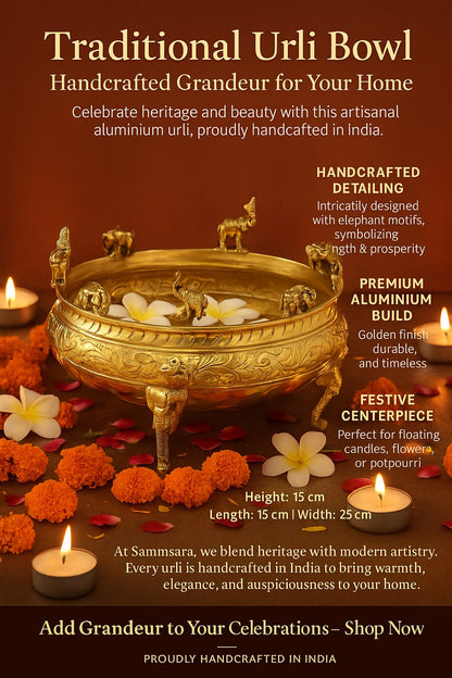 Handcrafted Elephant Urli