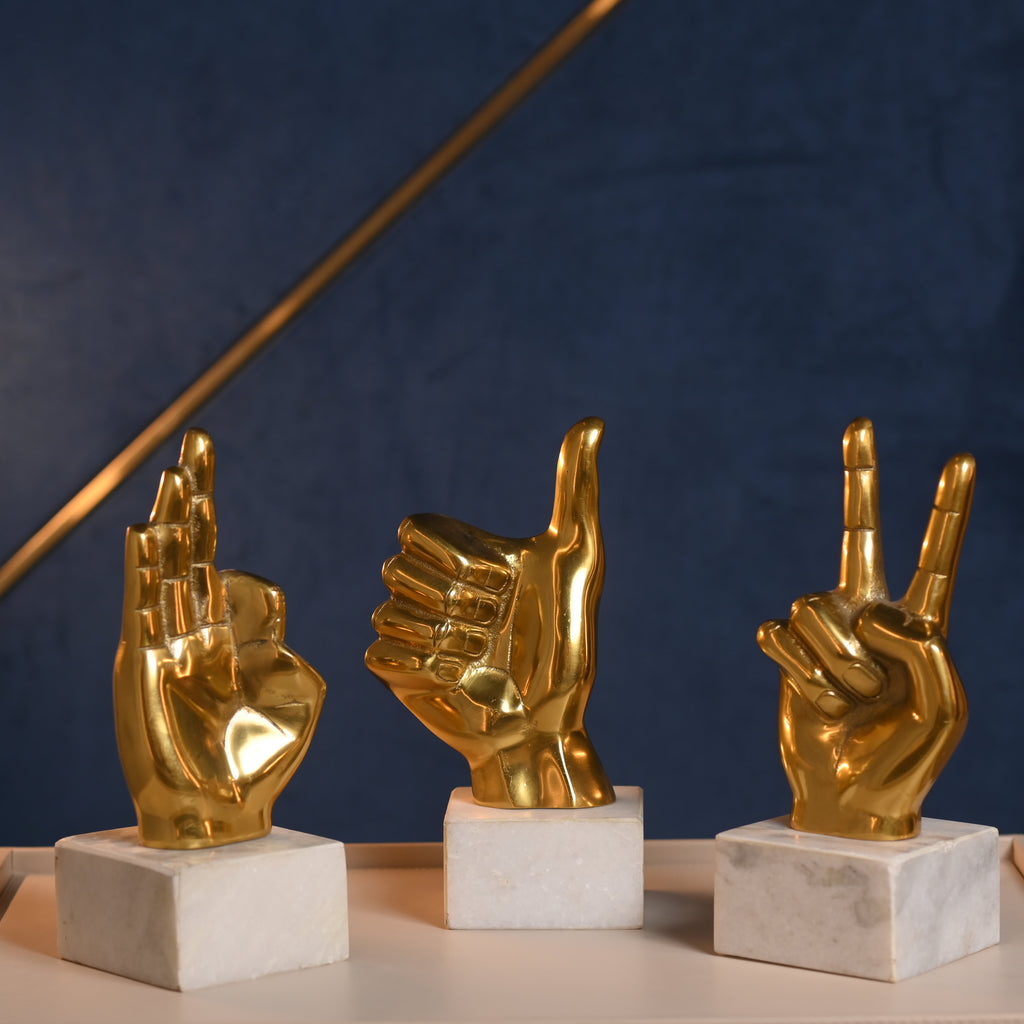 Grace Hand Sign Grace Hand Gestures Accent Set of 3– Sammsara